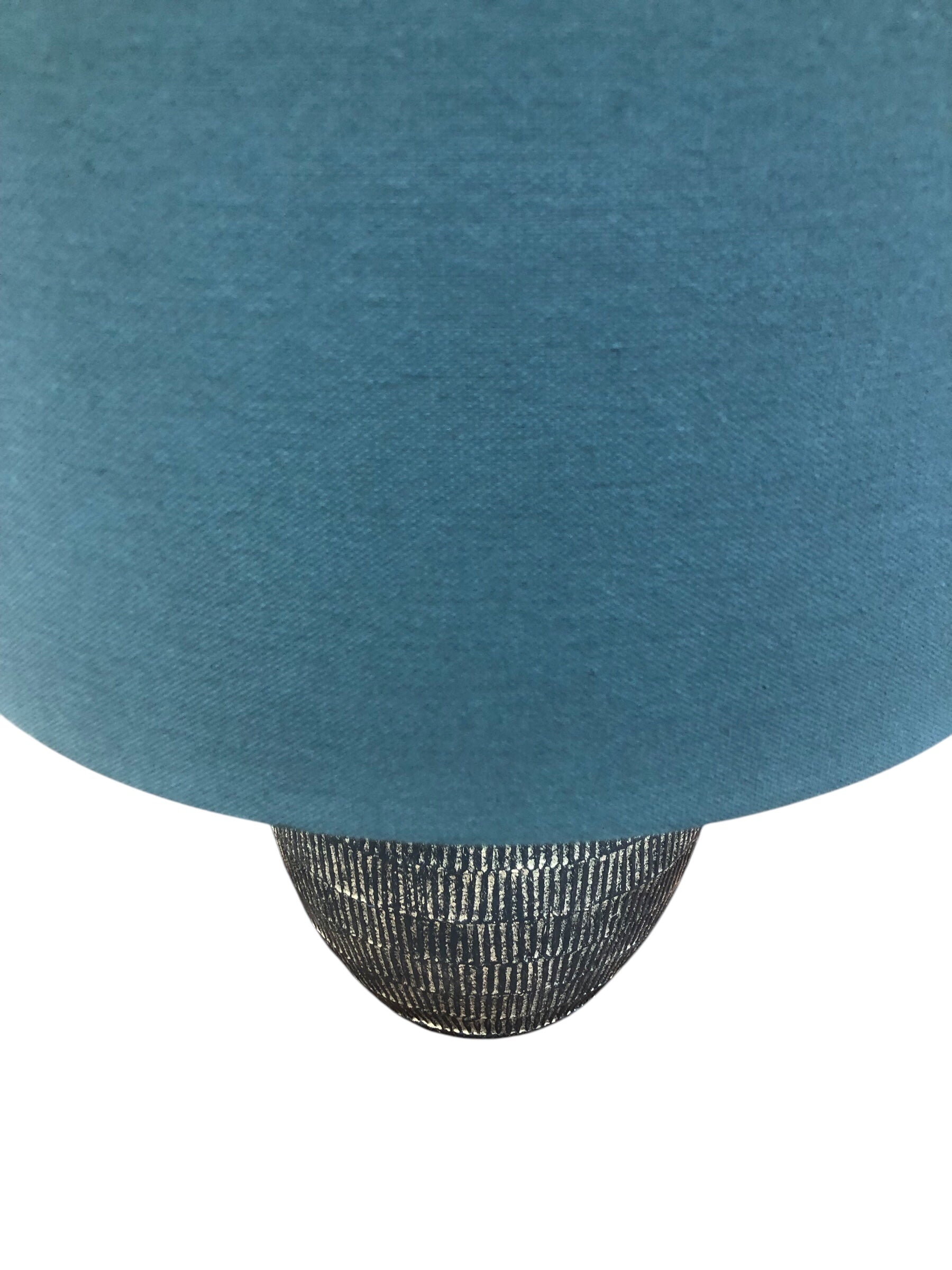 Blue lamp shade/blue base