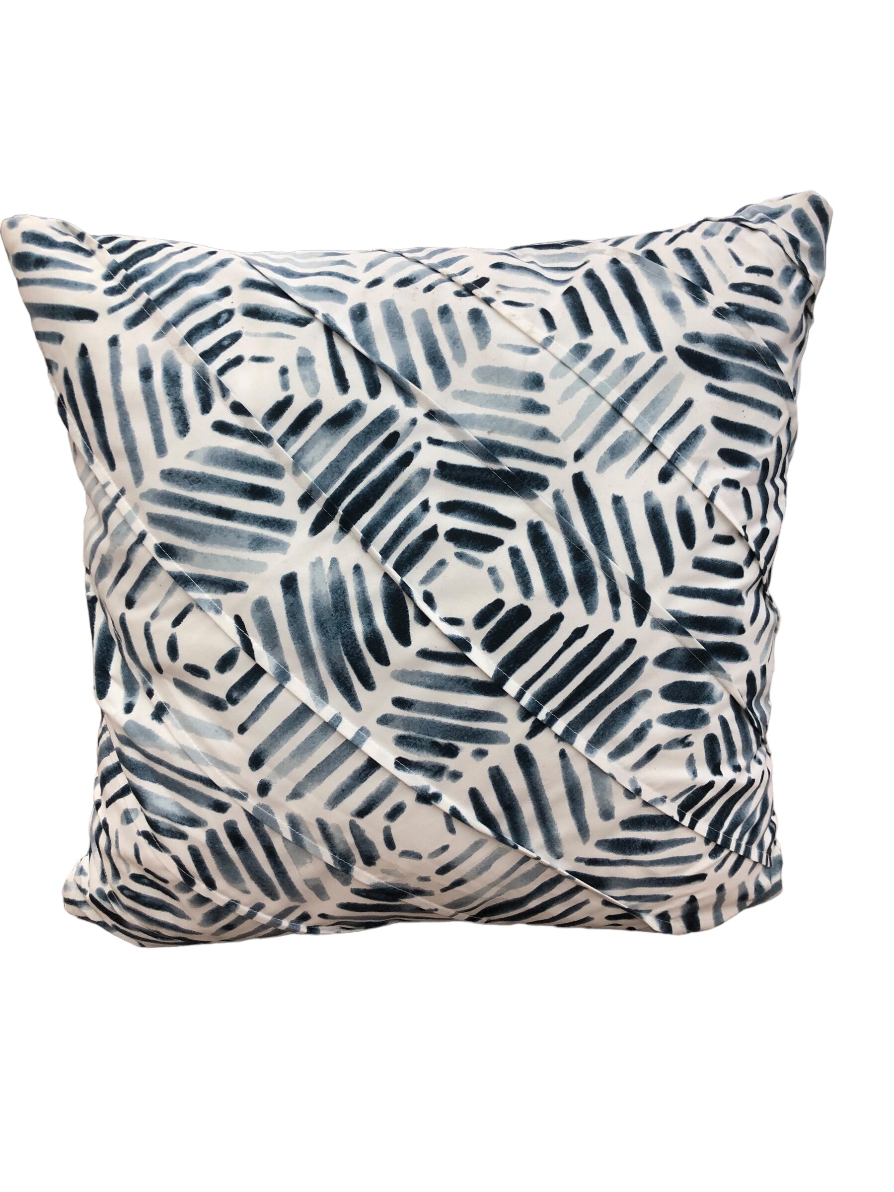 White and Blue Pillow