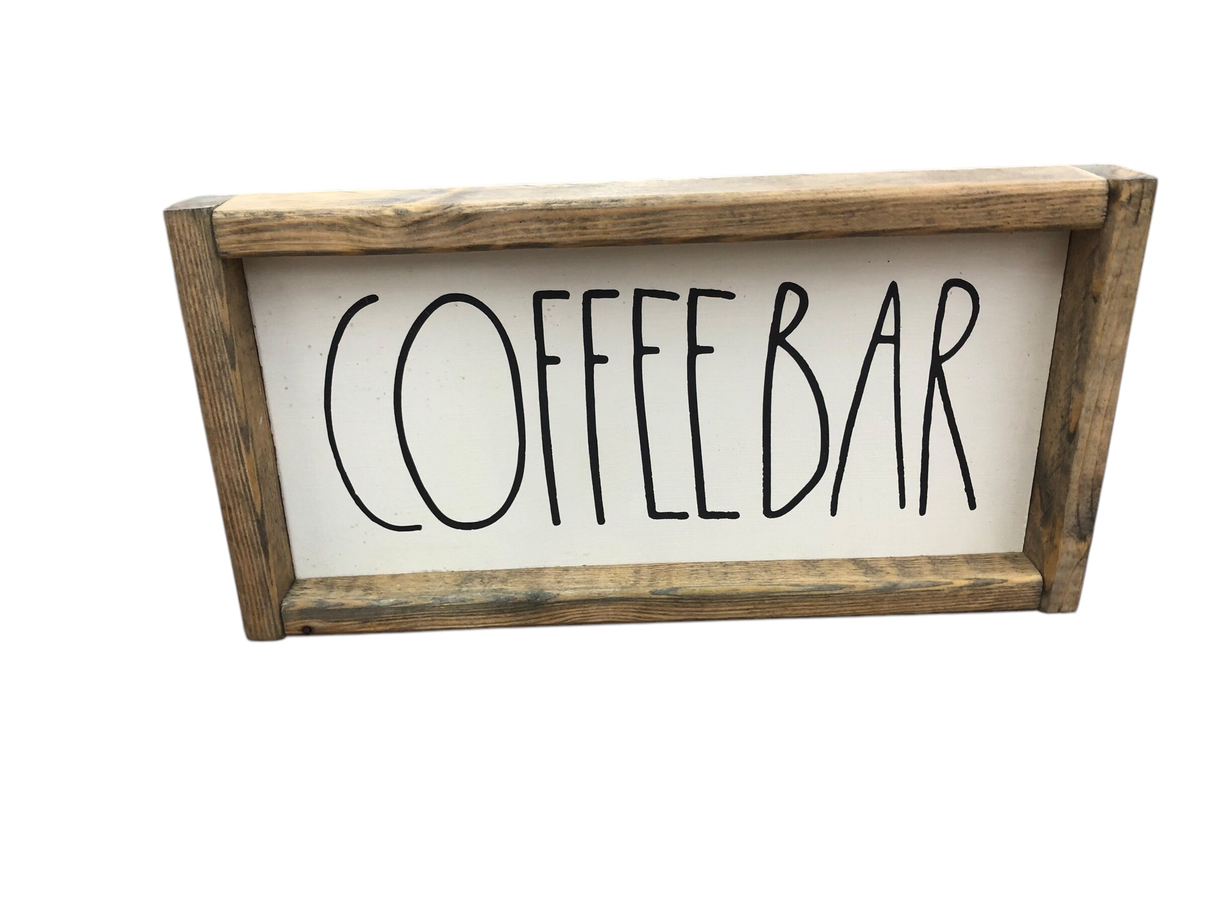 Coffee Bar Wooden Sign