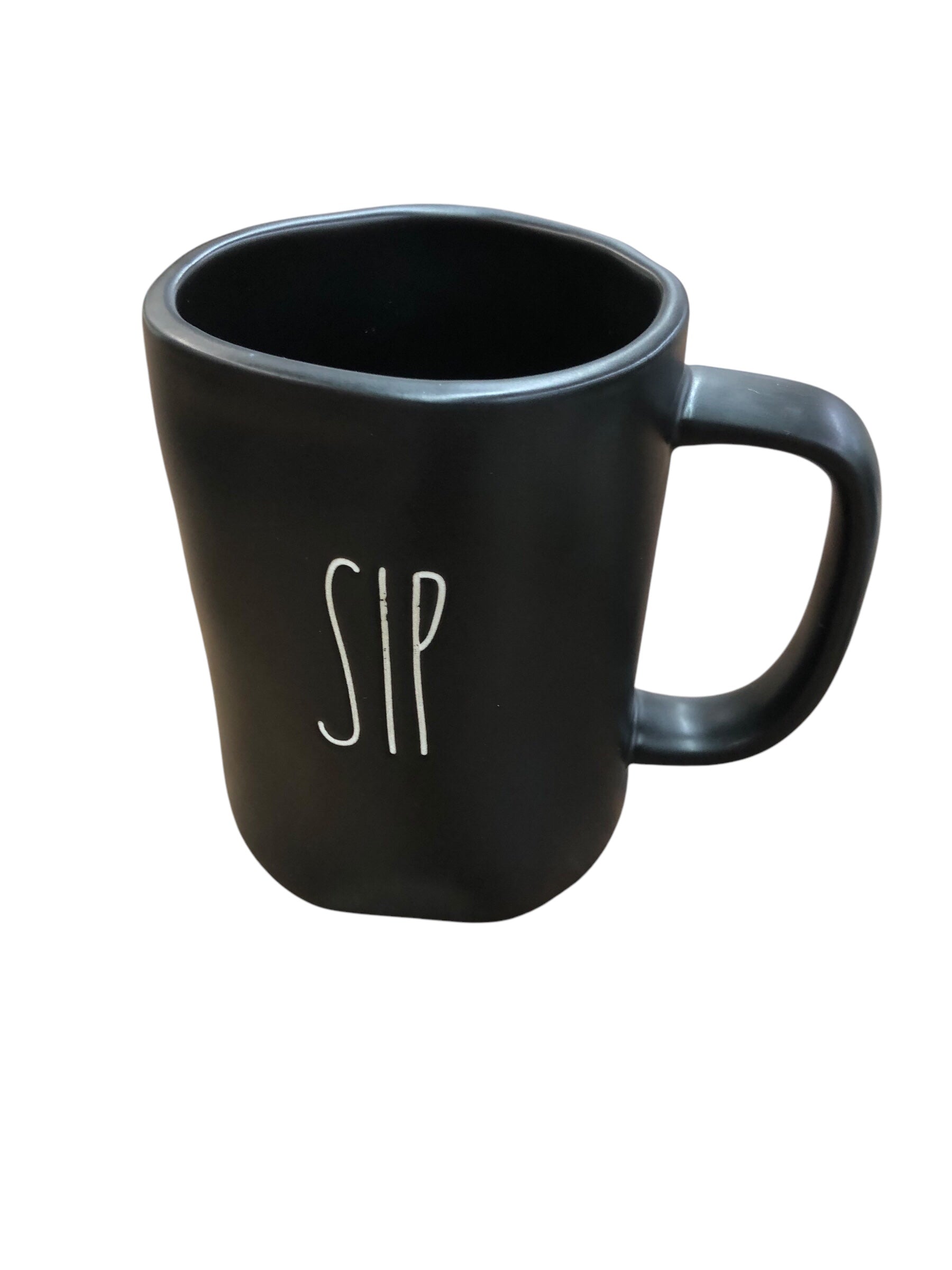 Sip black mug (Rae Dunn)