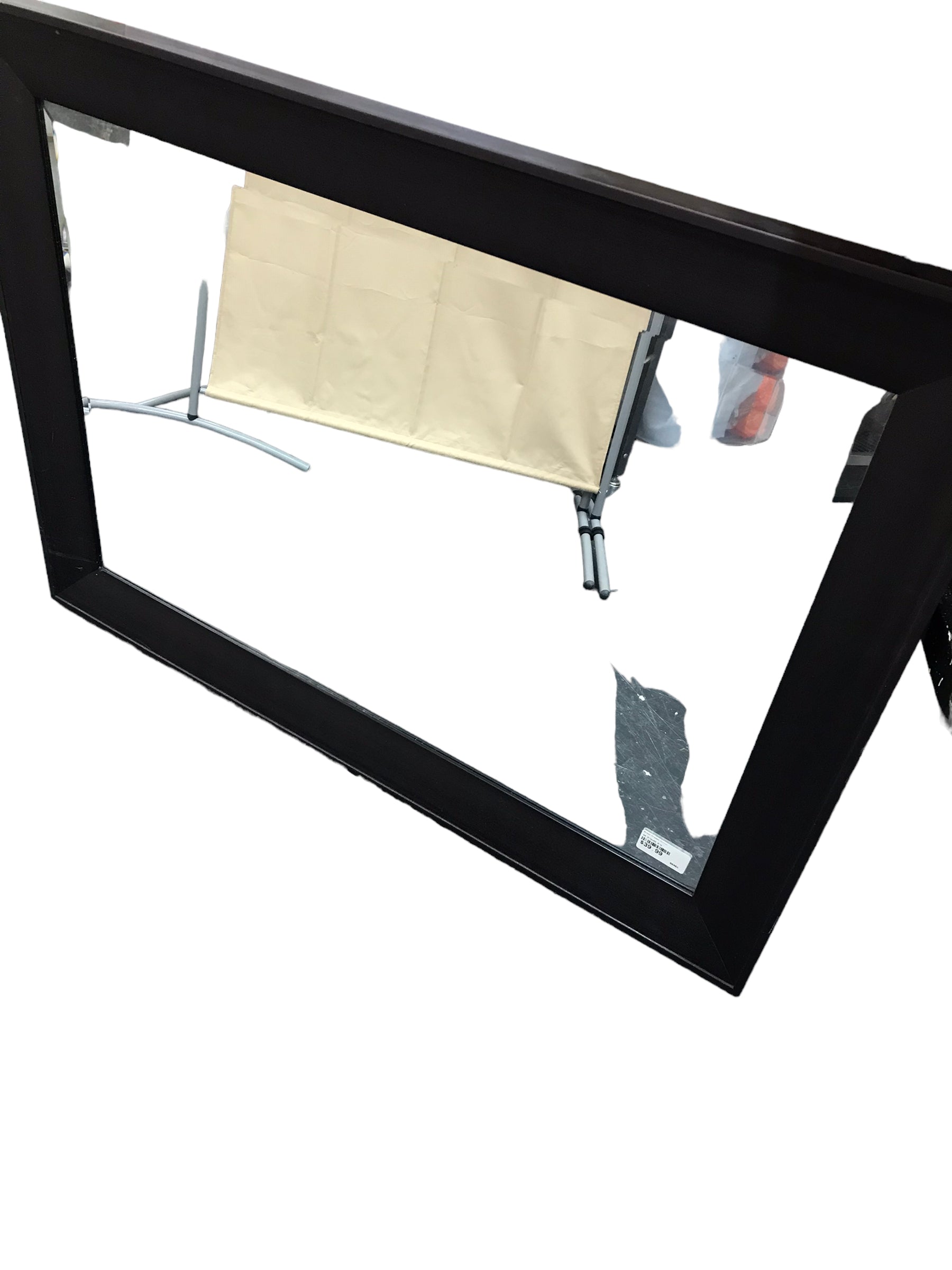 Brown Framed Mirror