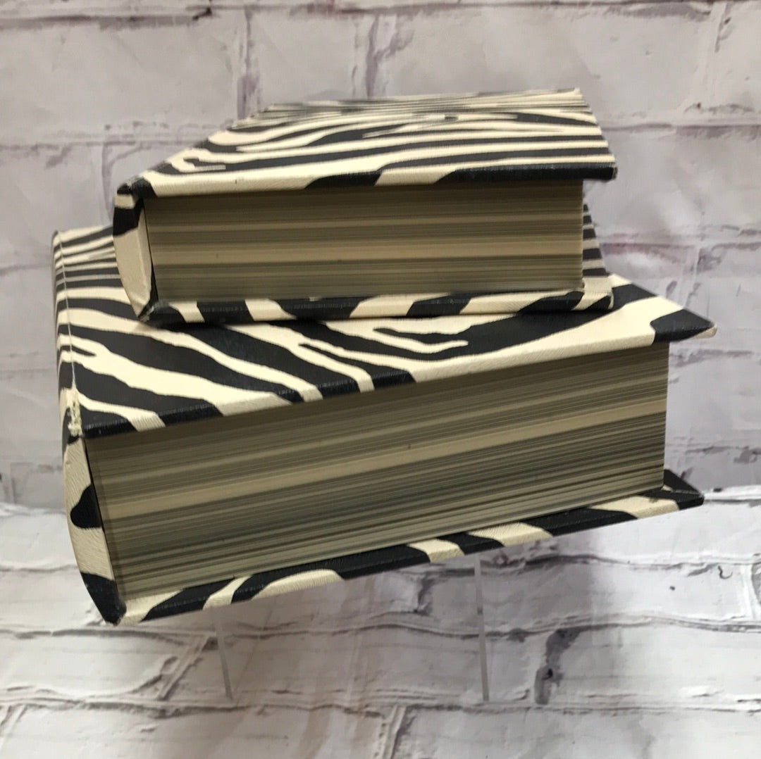 Trinket Zebra print boxes/2