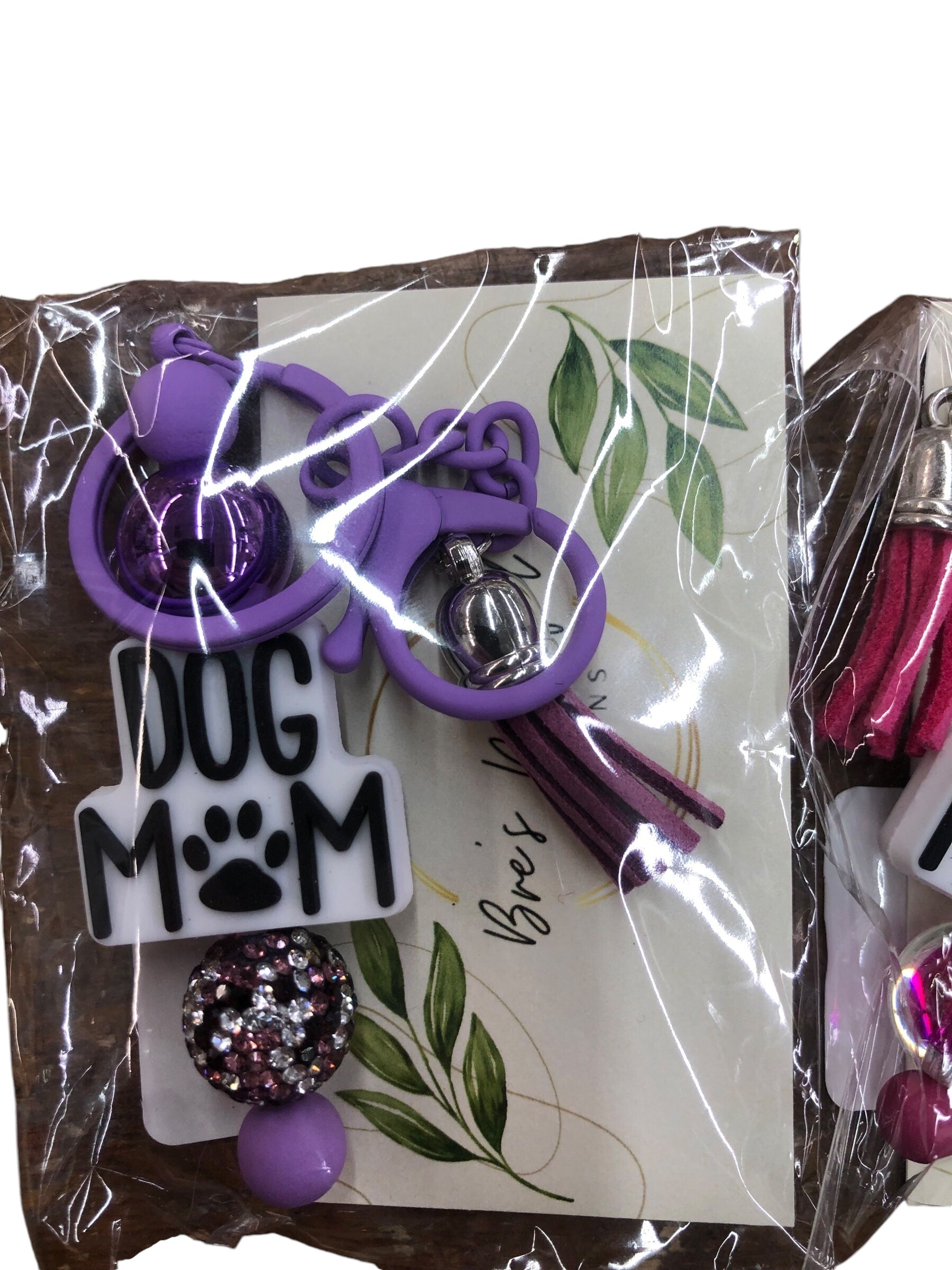 Dog Mom Keychain