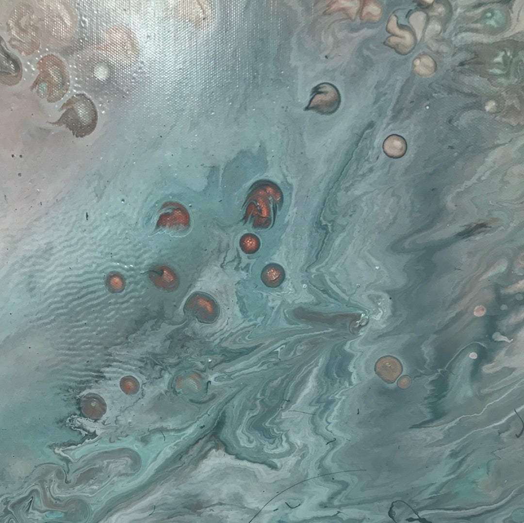 Acrylic pour Painting