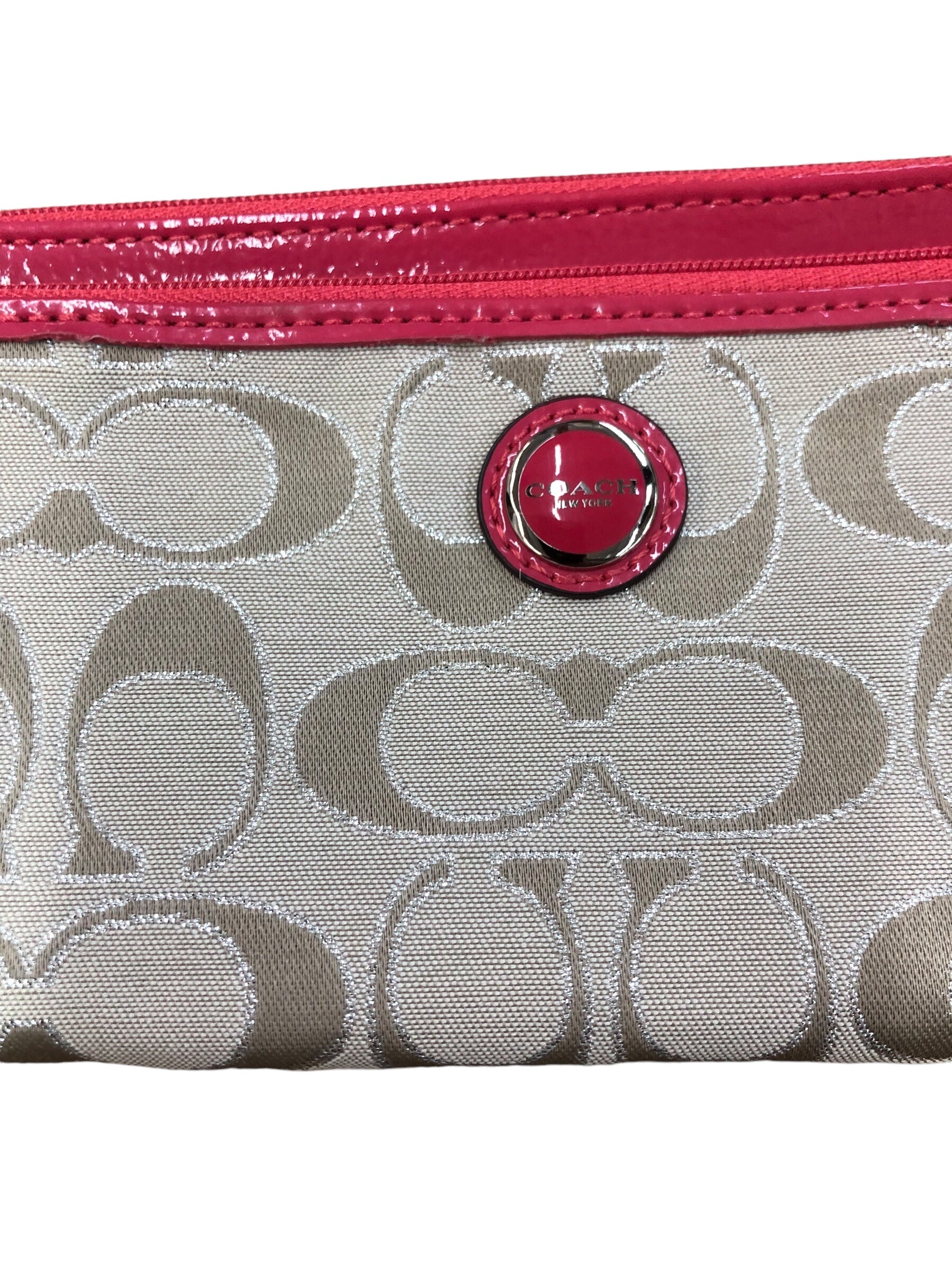 Coach Wallet Beige/Fushia