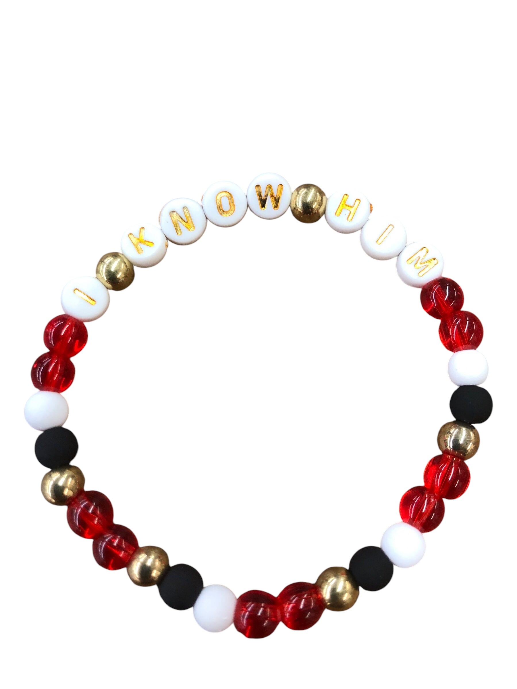 Santa I Know Him bracelet set