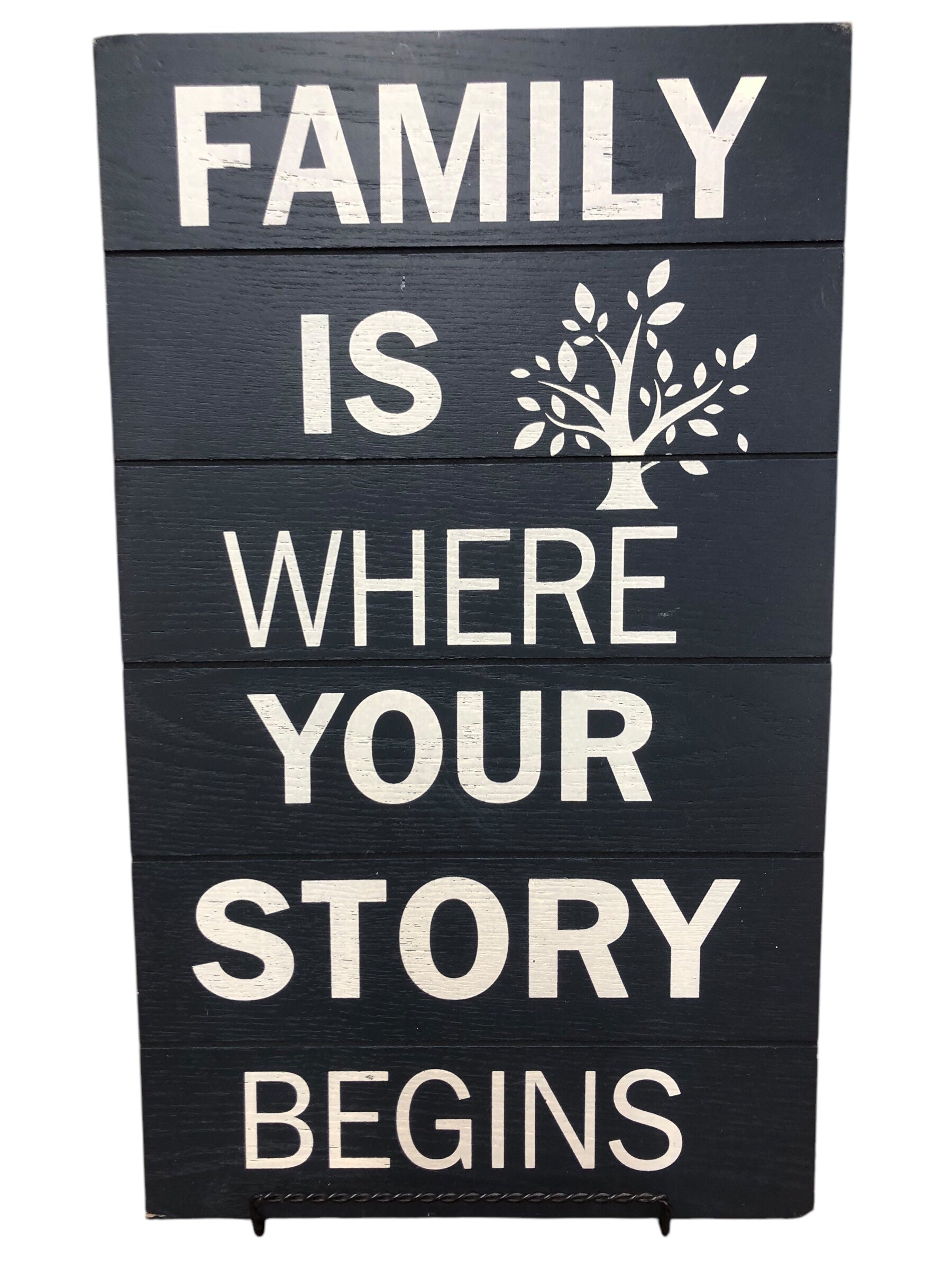 Wood Sign "Family Is"