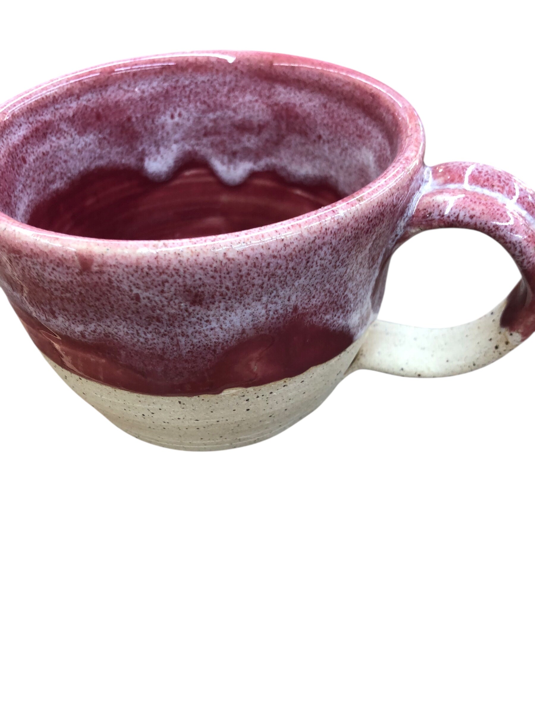 Handmade Pottery Mug Red