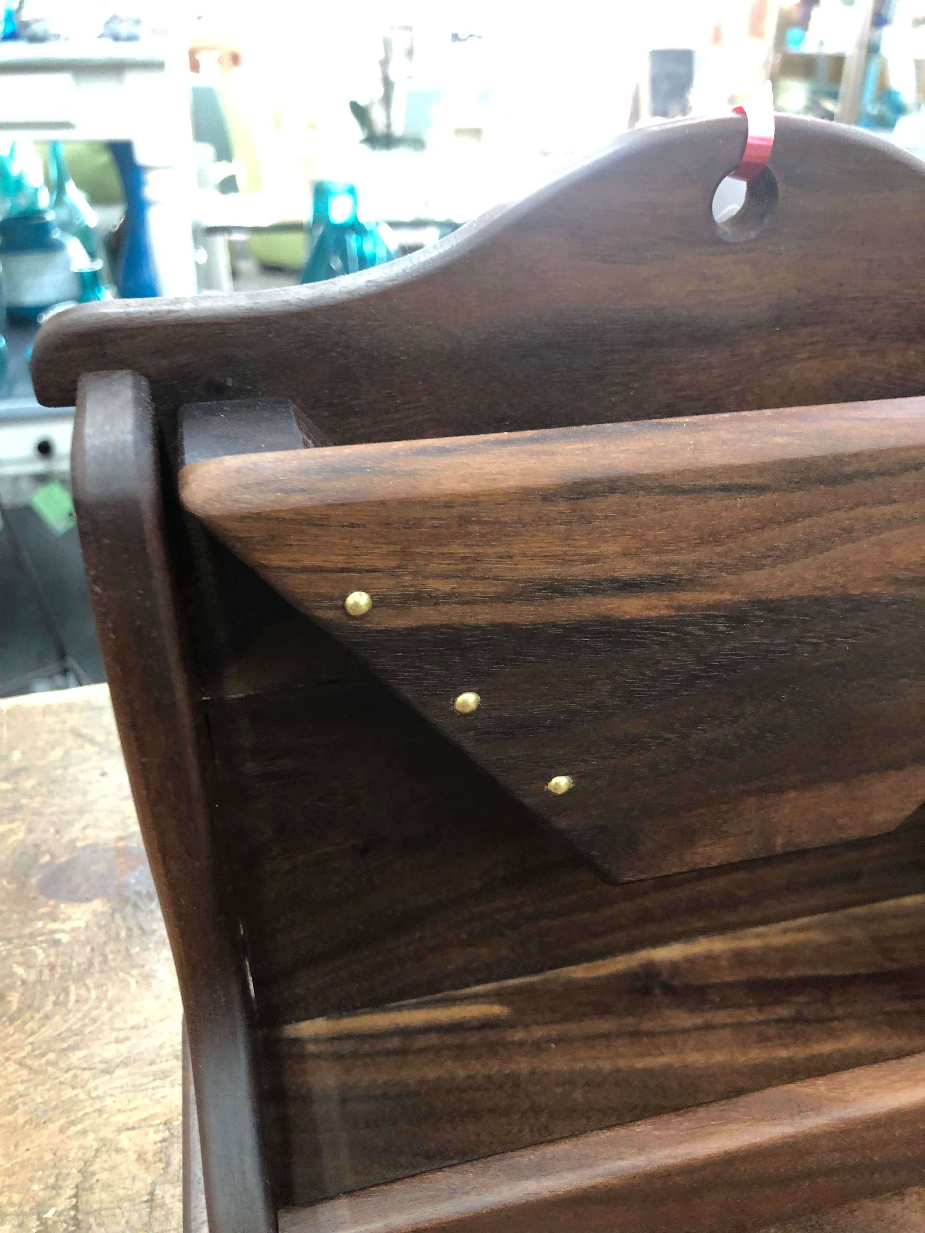 Black Walnut Coffee Filter Holder