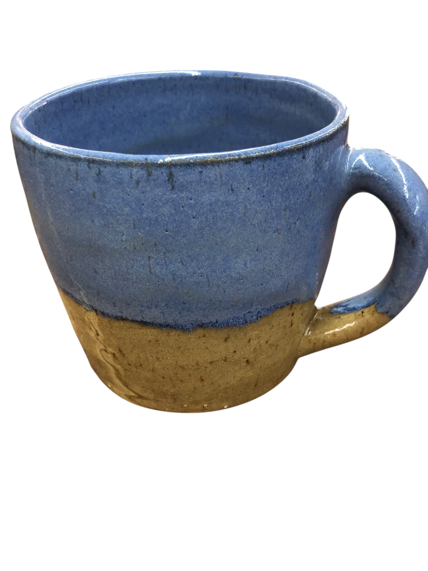 Handmade Pottery Mug Lt Blue A