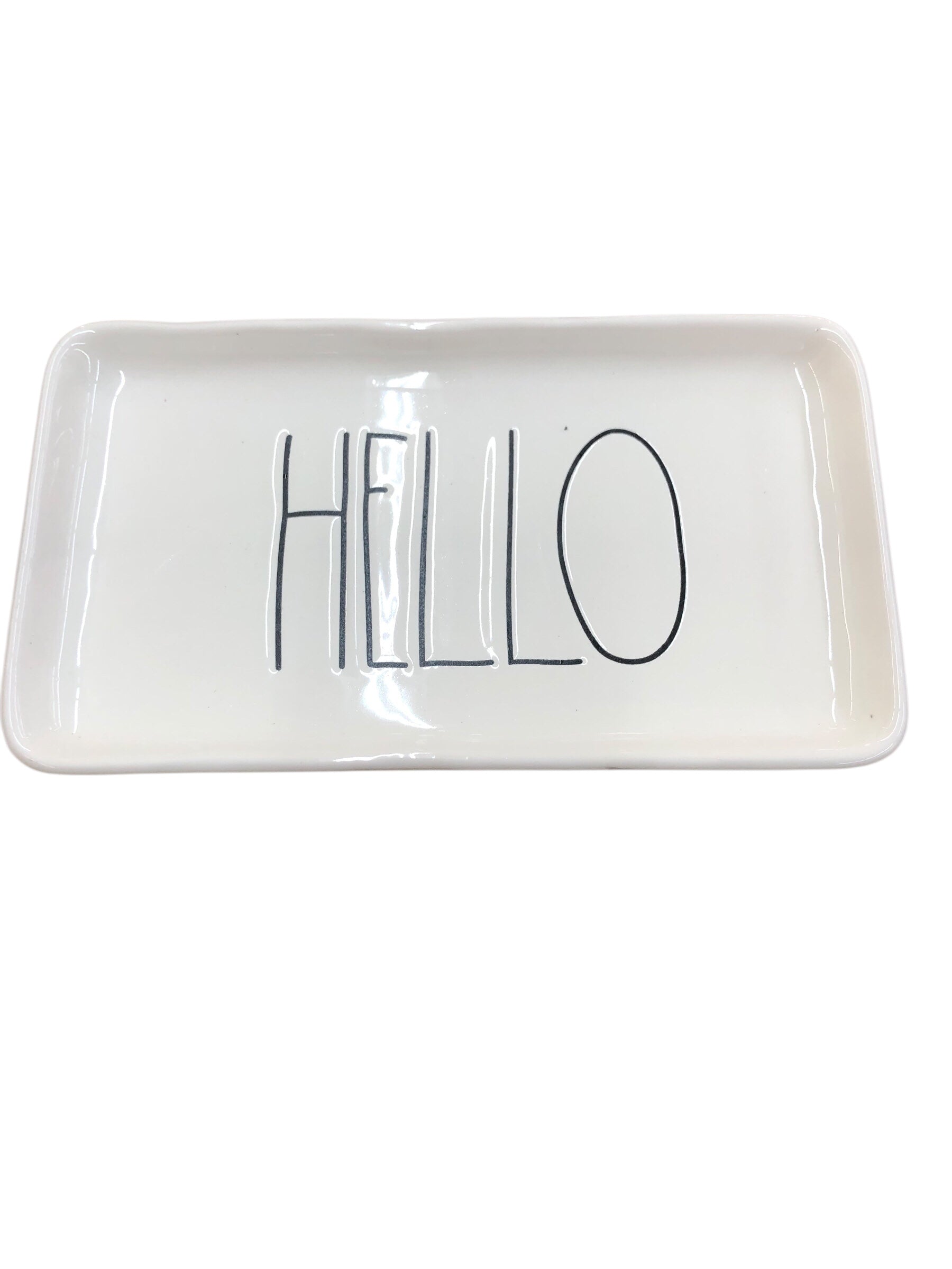 "Hello" Plate
