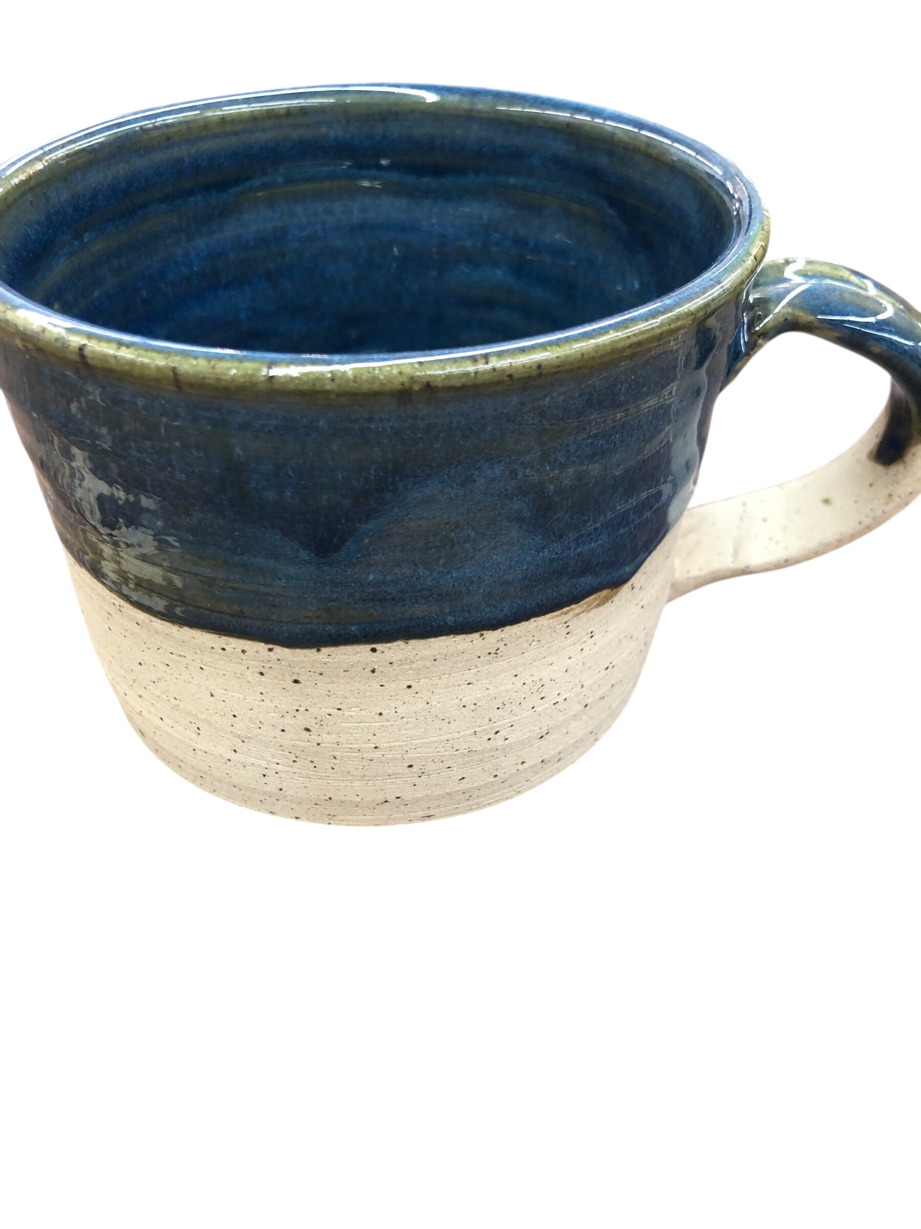 Handmade Pottery Mug Blue C