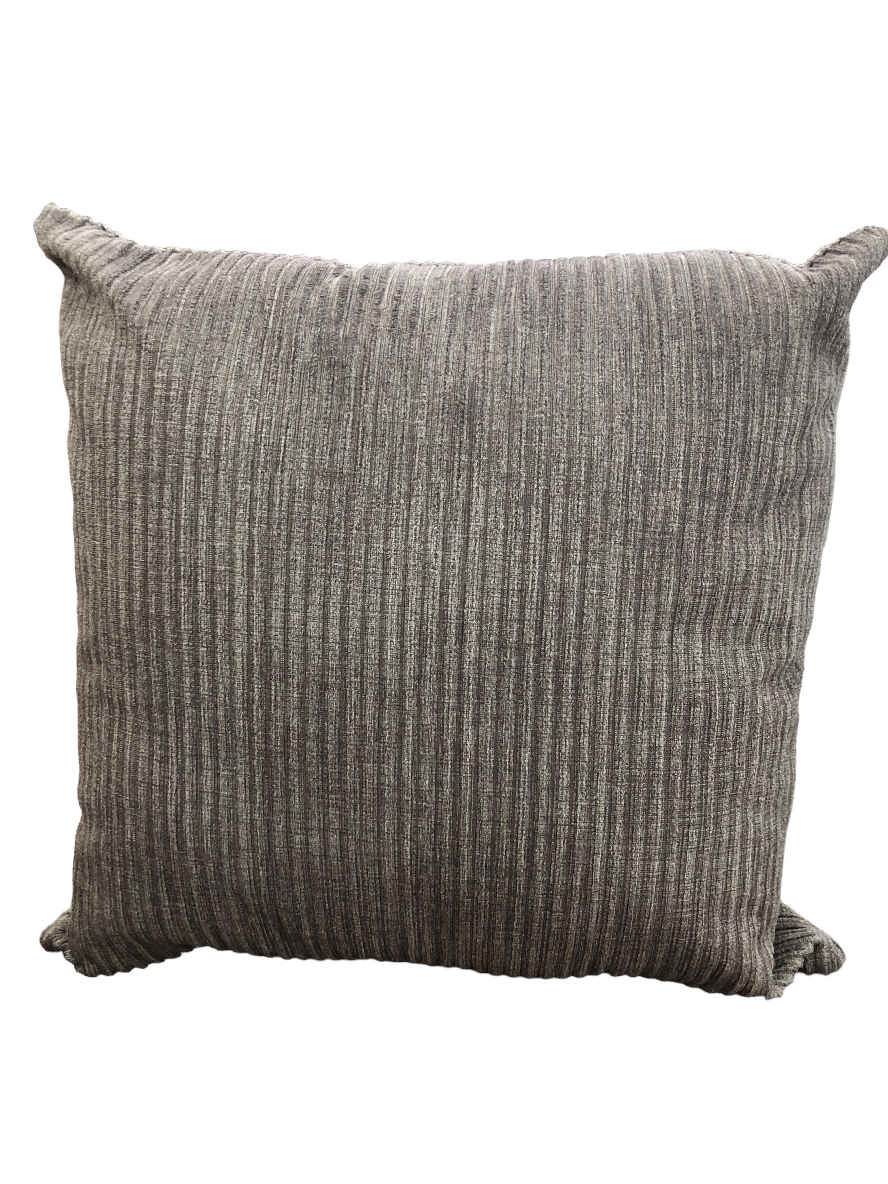 Brown textured accent pillow