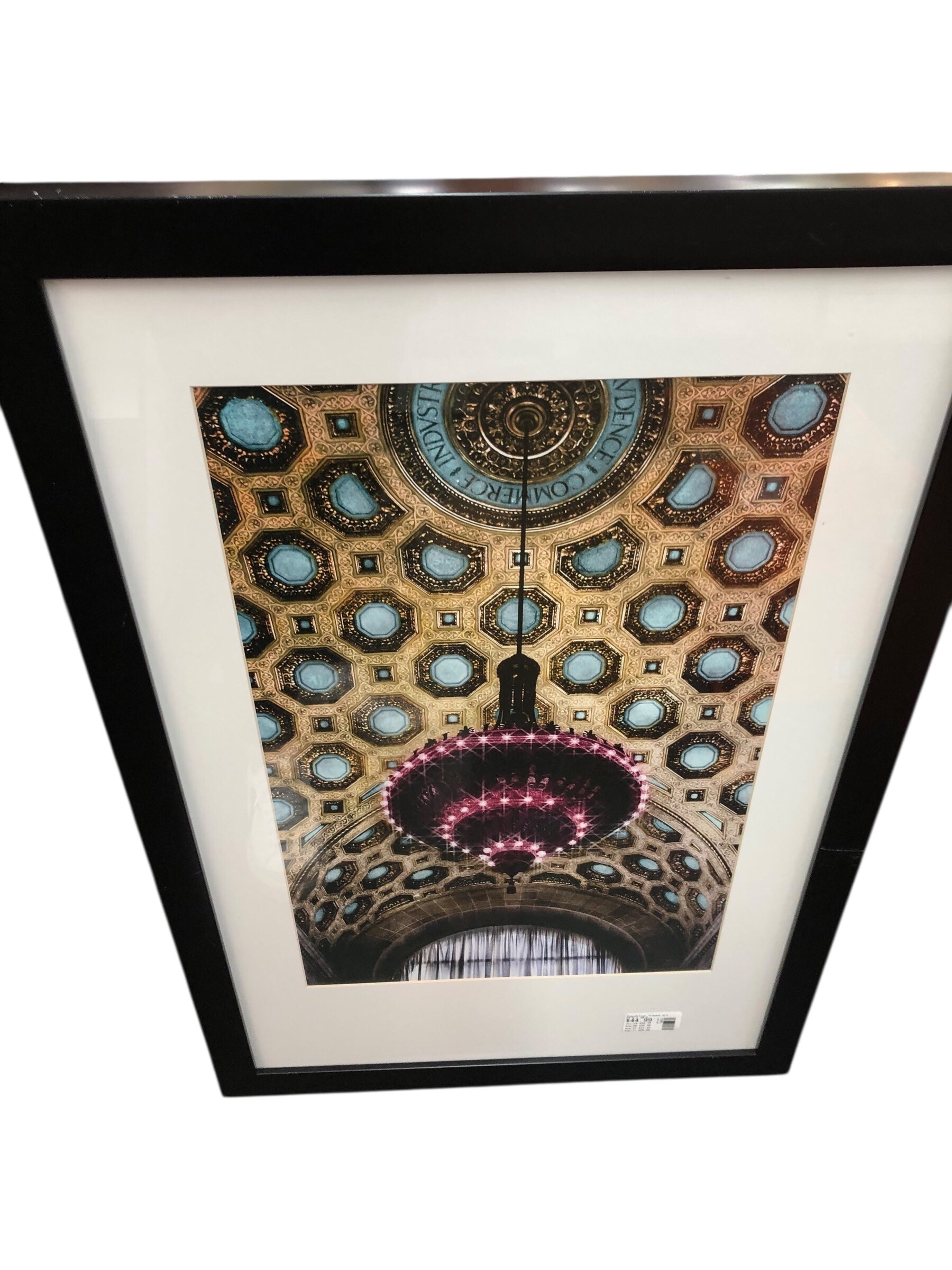 Chandelier framed art