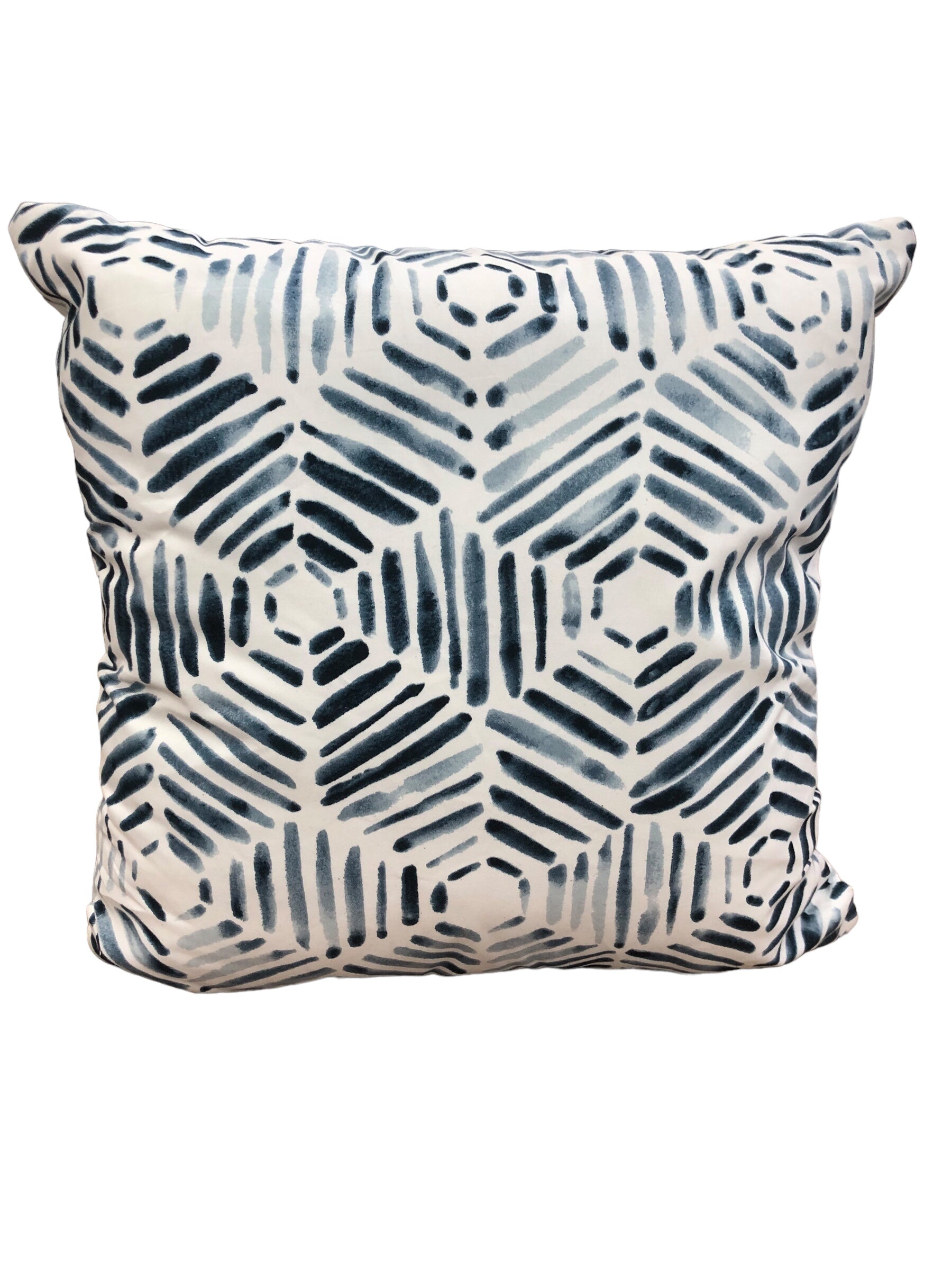 White and Blue Pillow