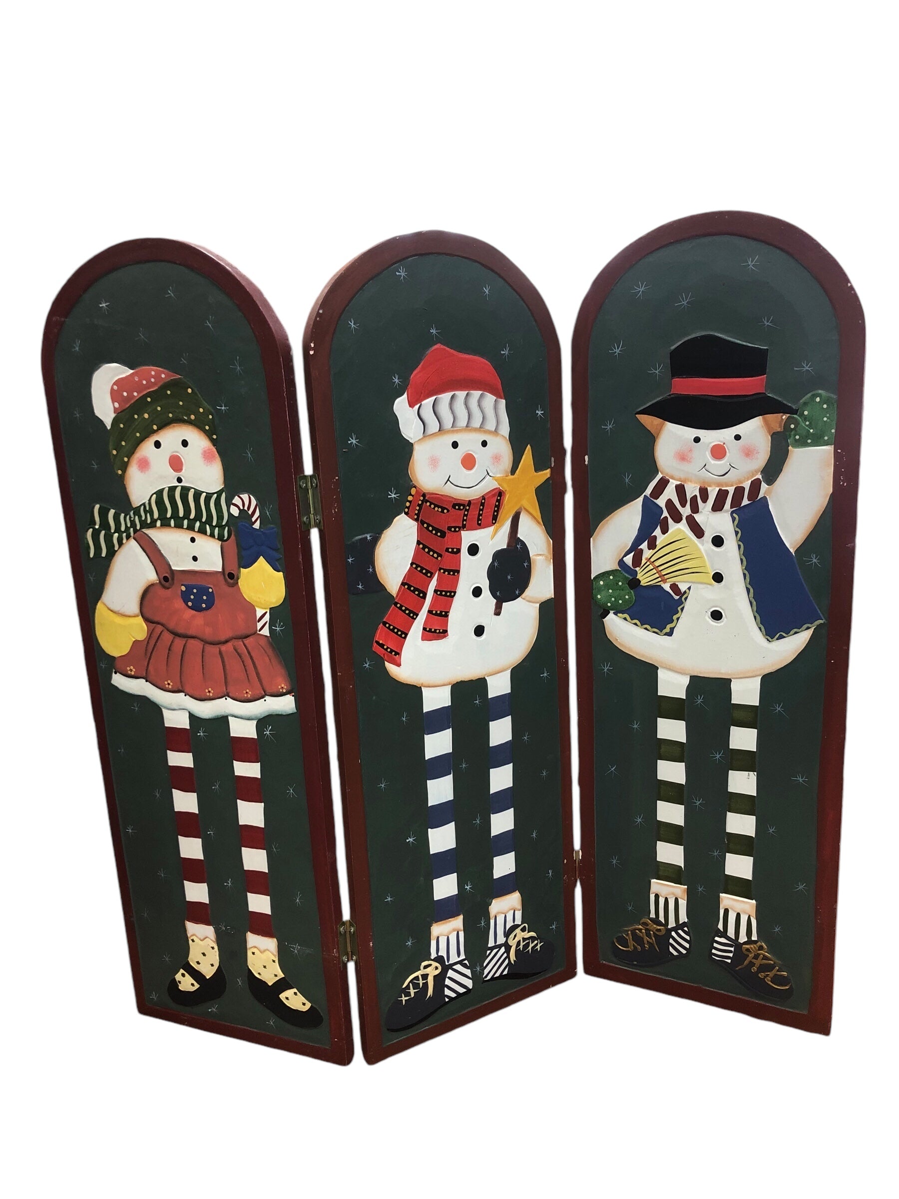 Mini Room Divider Long Legged Snowman