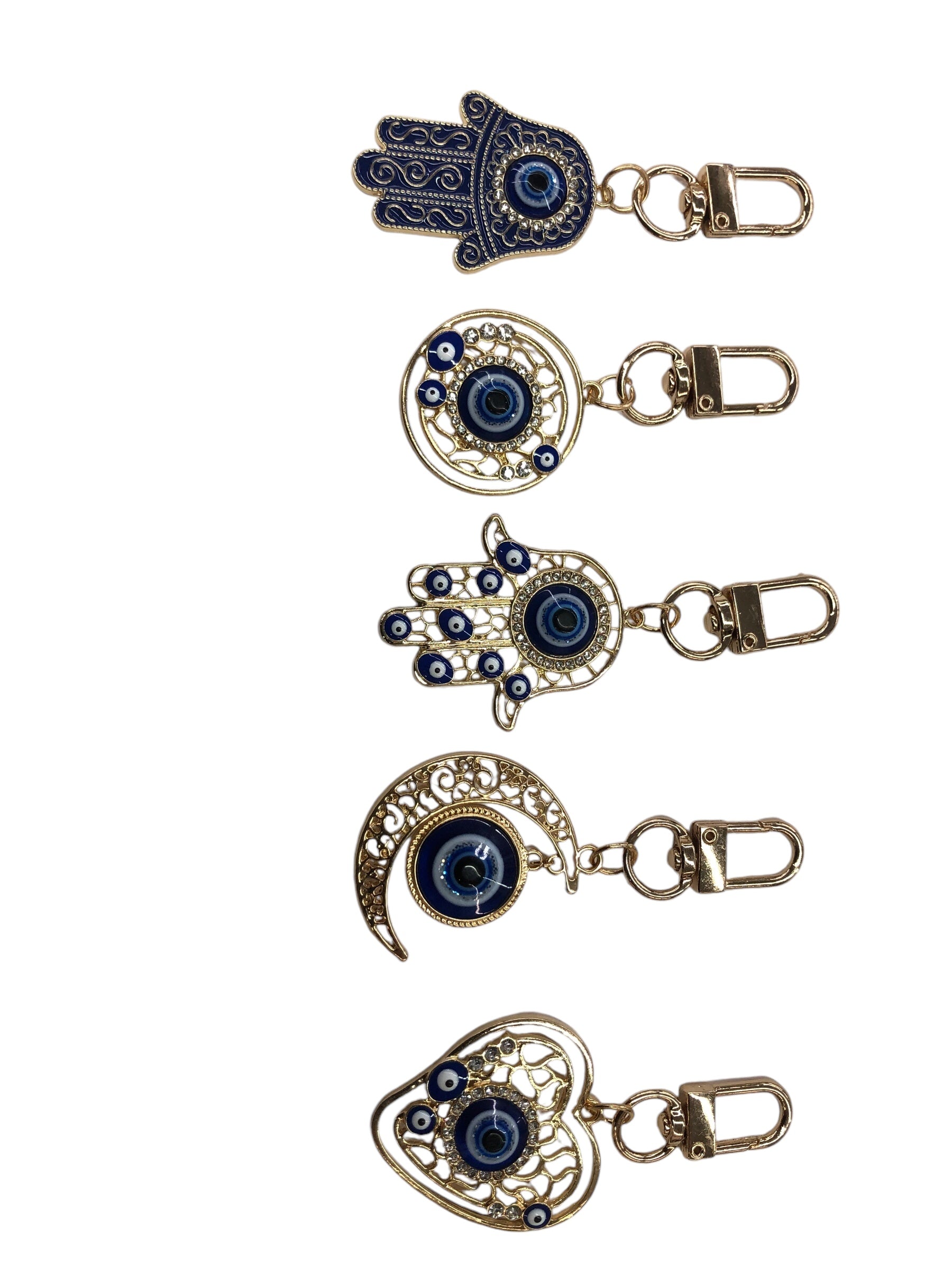 Evil eye Gold keychain