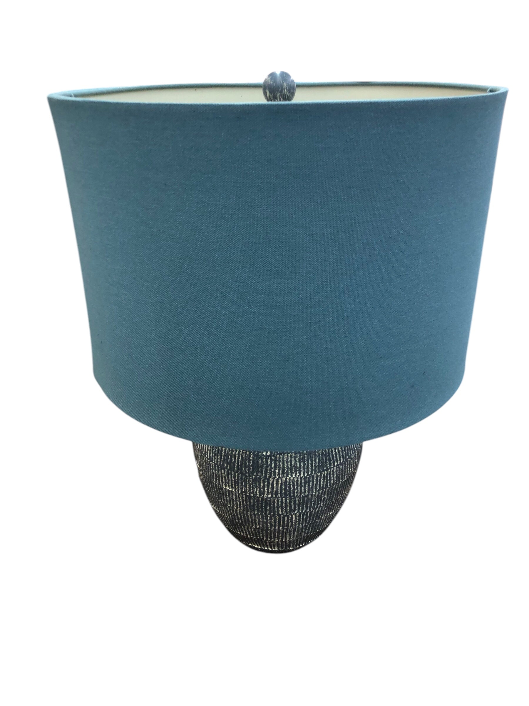 Blue lamp shade/blue base