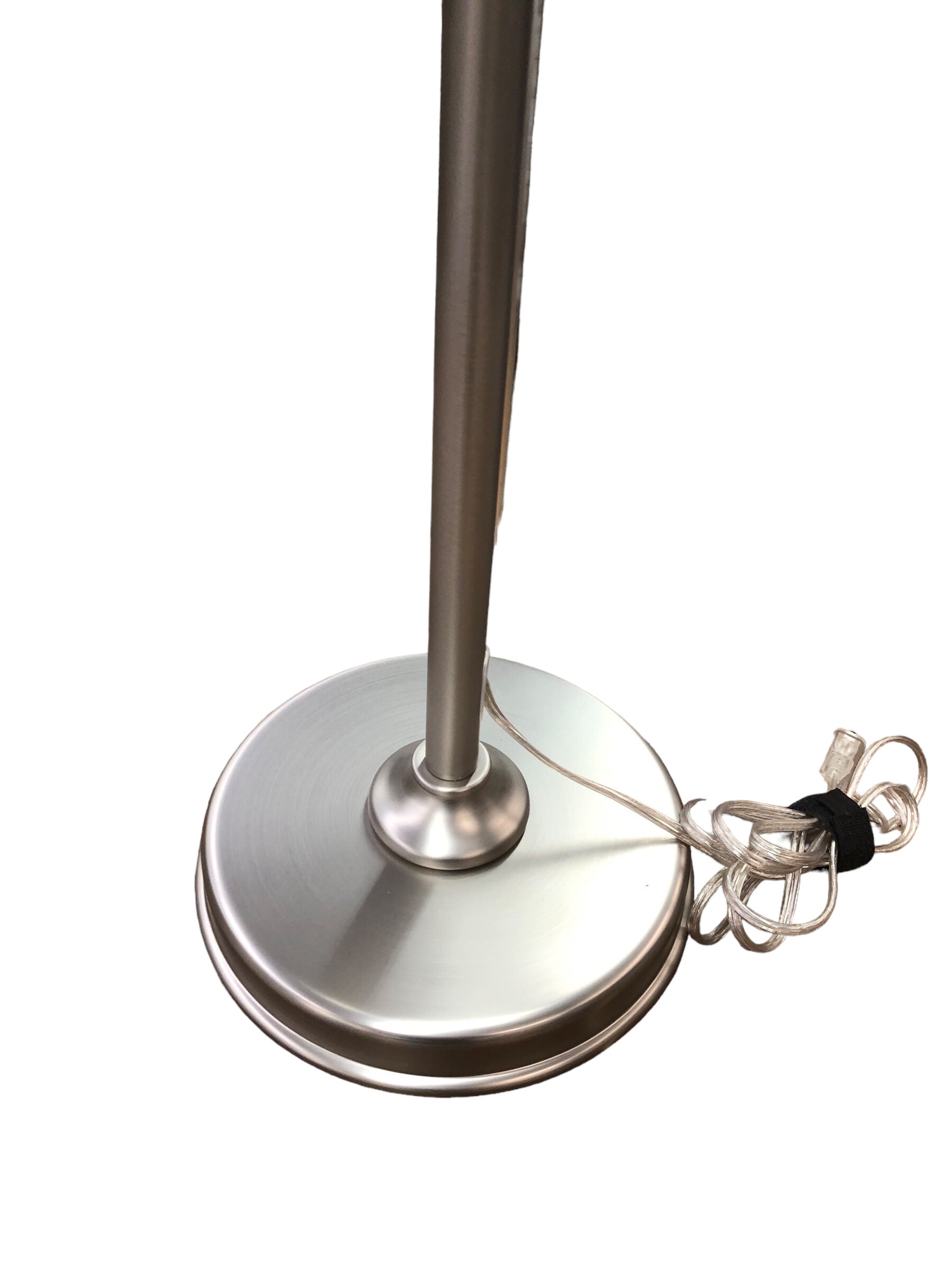 High Adjustable Silver Lamp