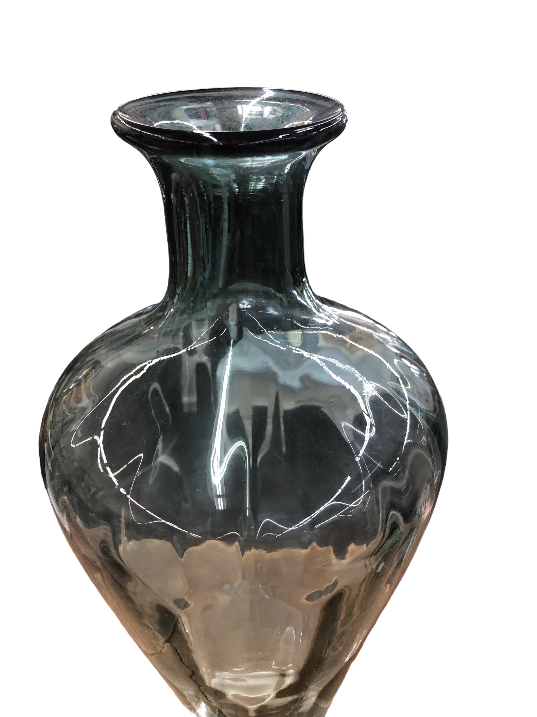 Smoke Glass Vase