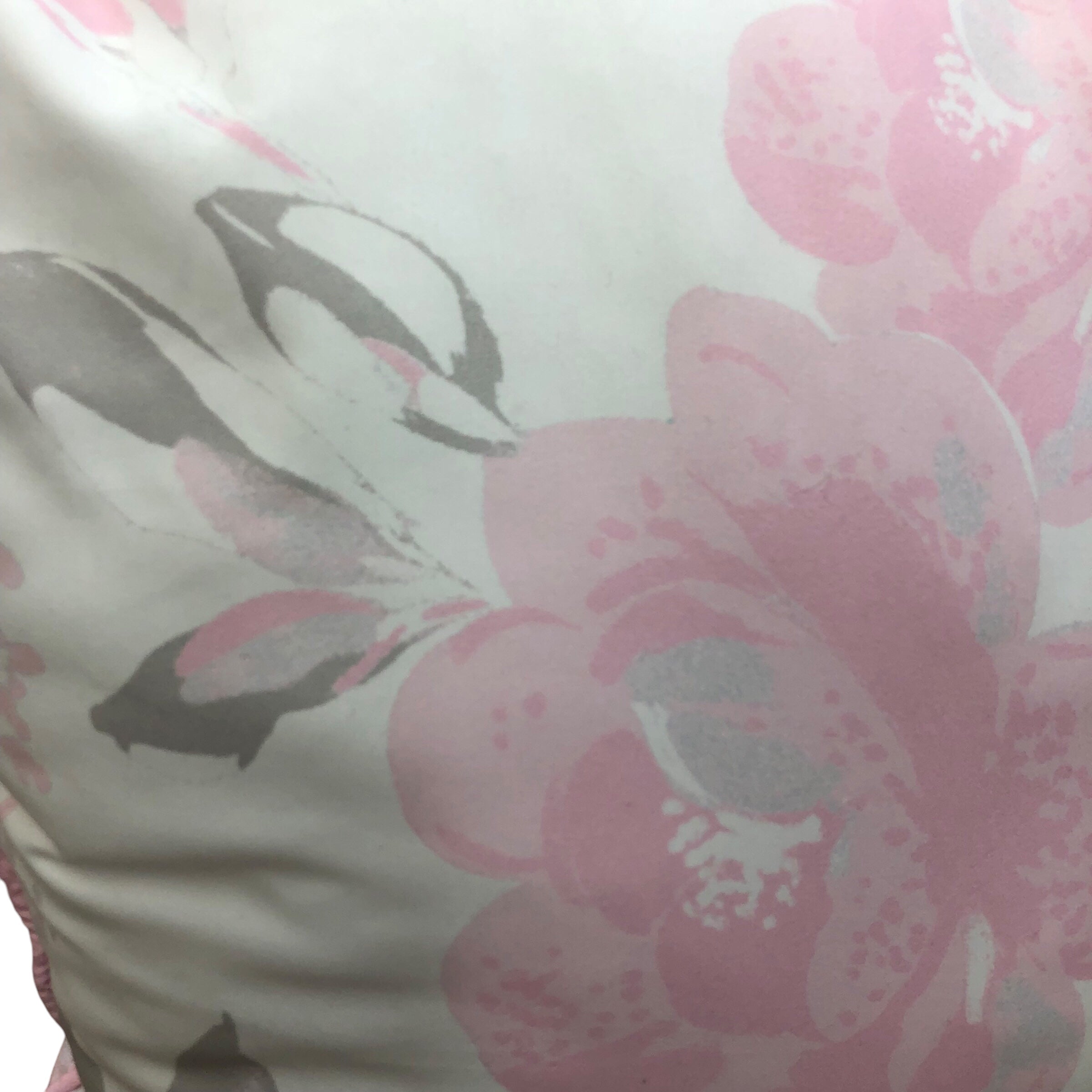 Pink Flower Pillow