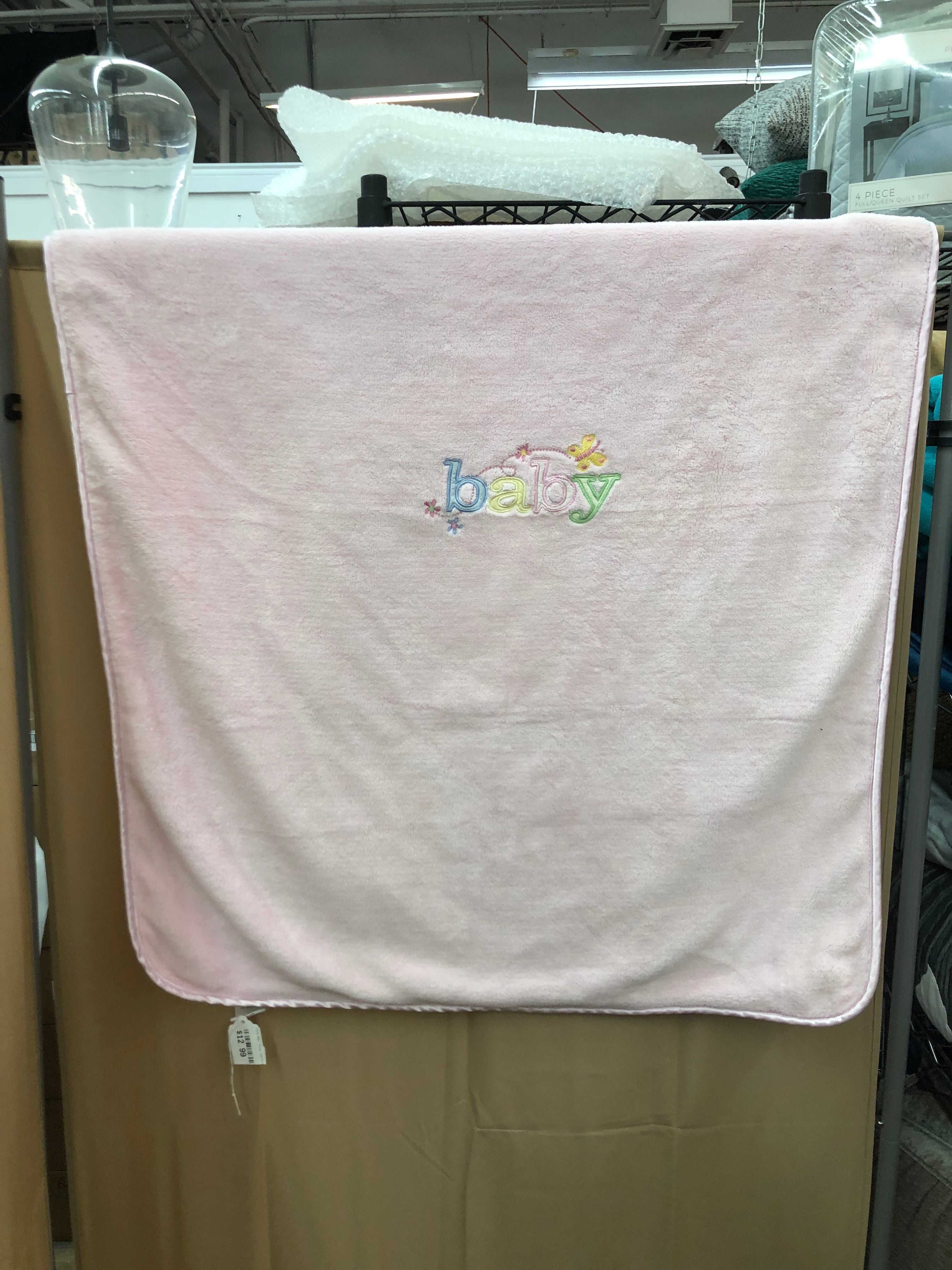 Pink Baby Throw (Carters)