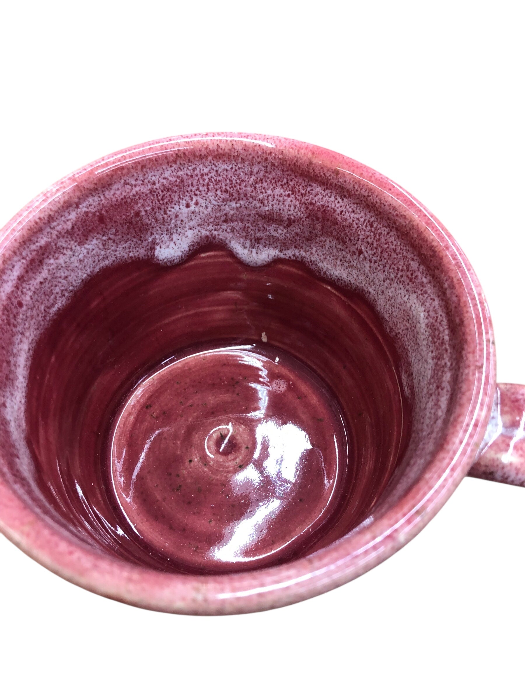 Handmade Pottery Mug Red