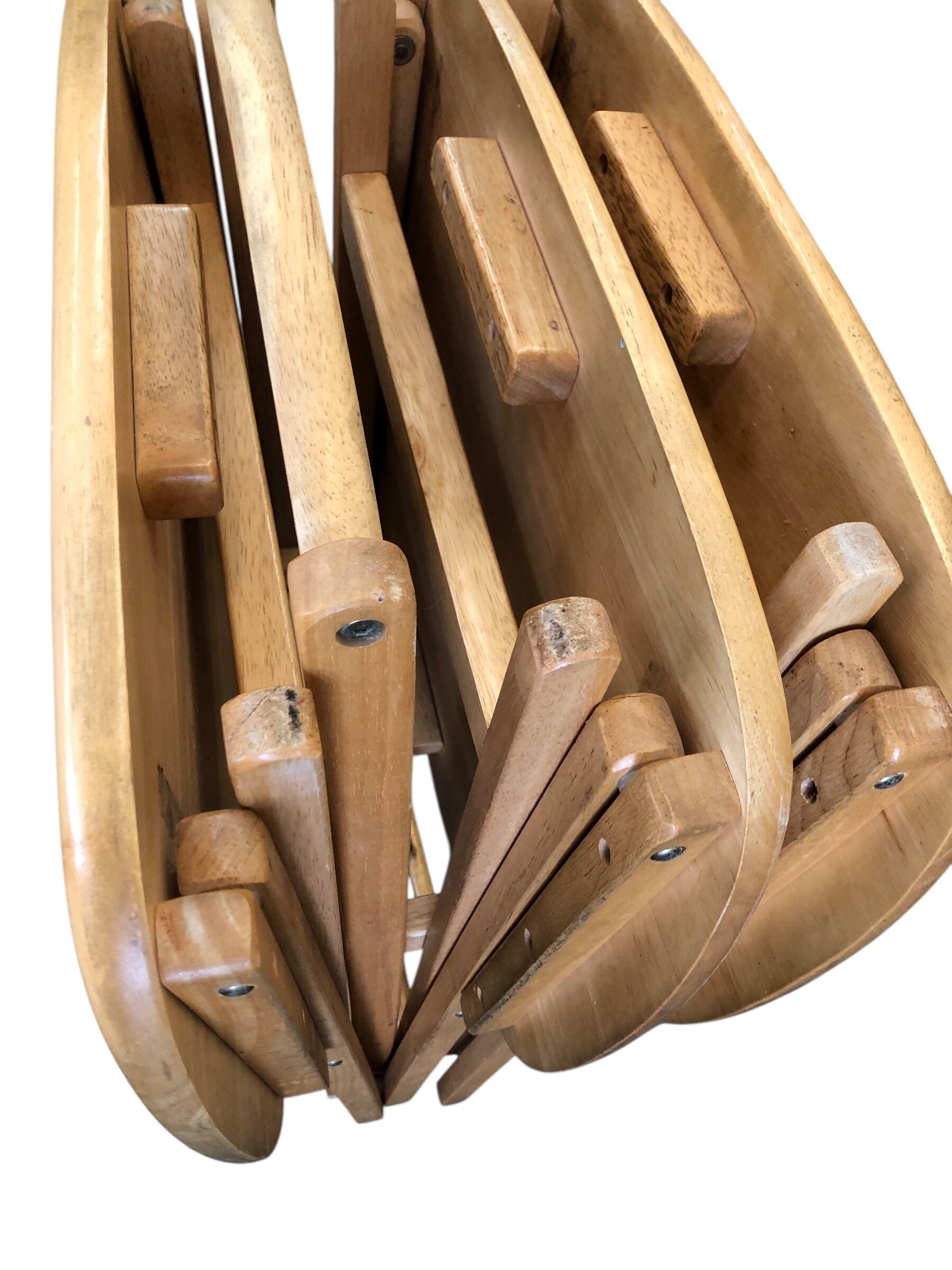 Wood tv tray stands