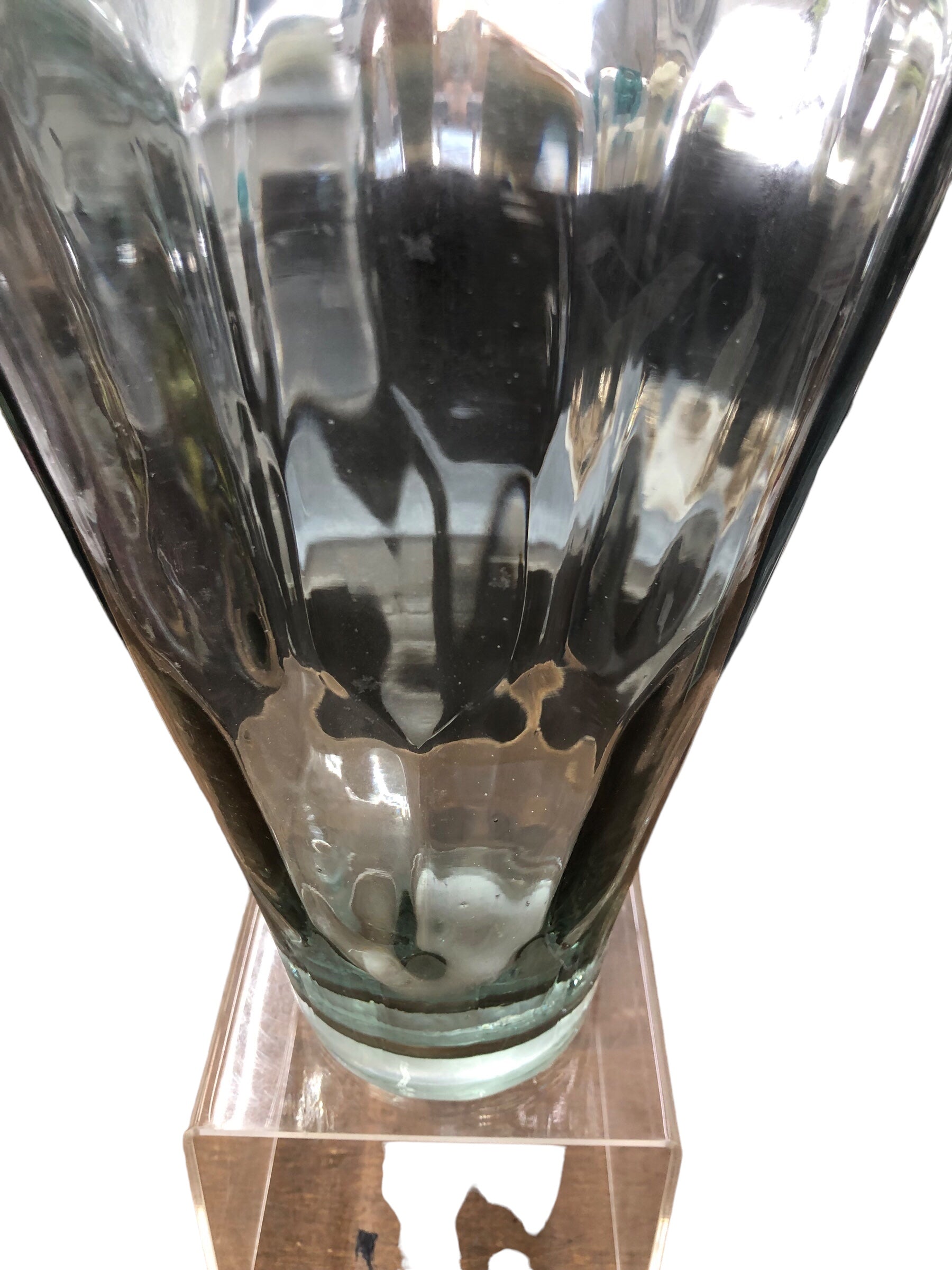 Smoke Glass Vase