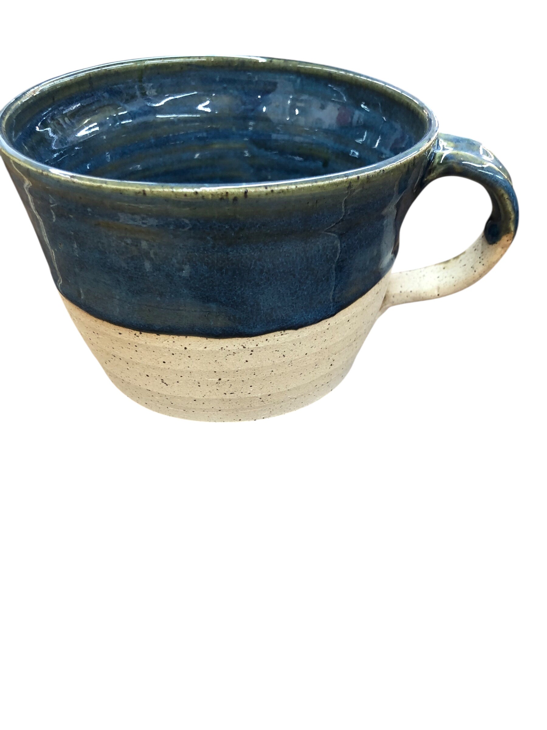Handmade Pottery Mug Blue A