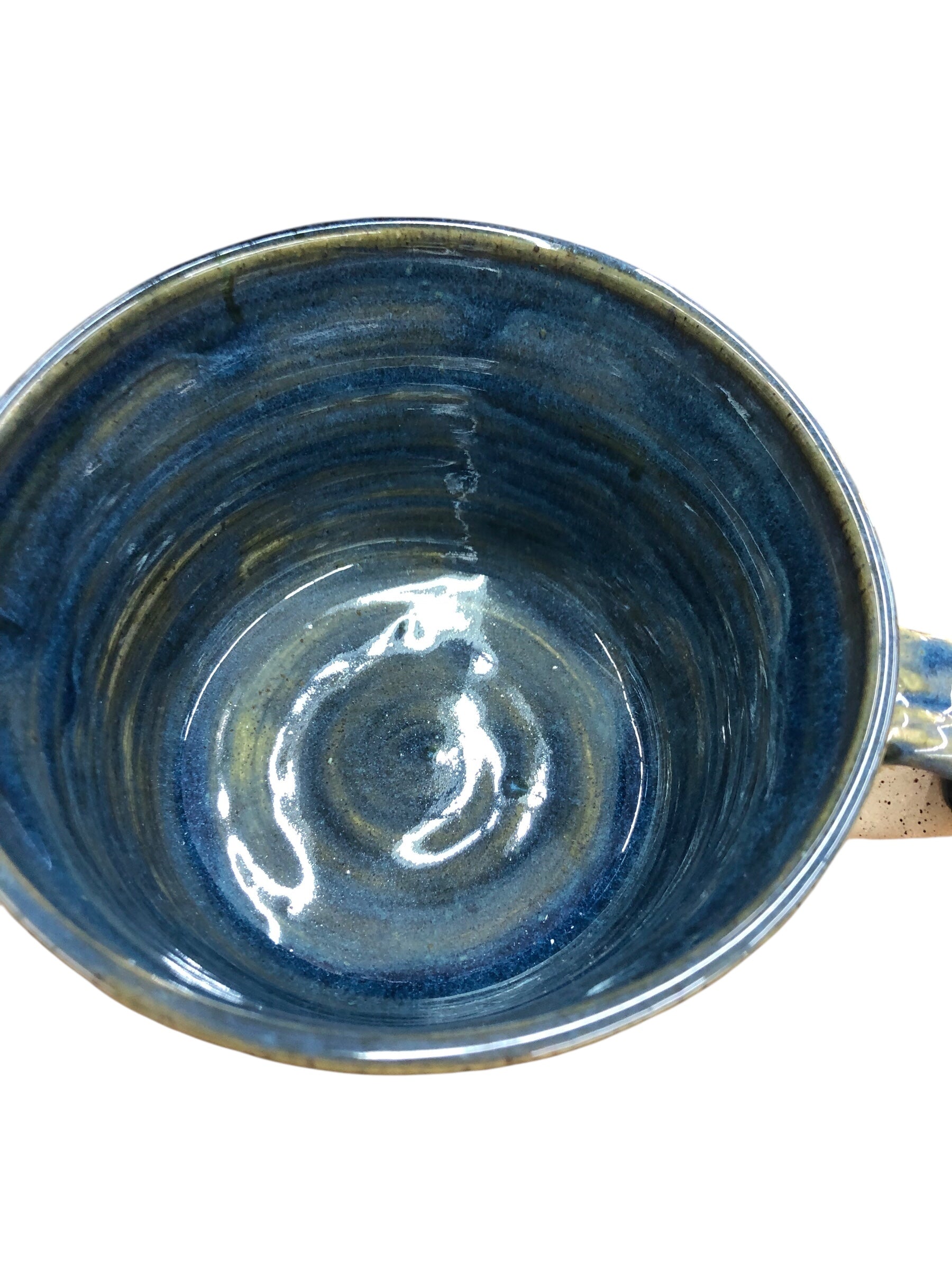 Handmade Pottery Mug Blue A