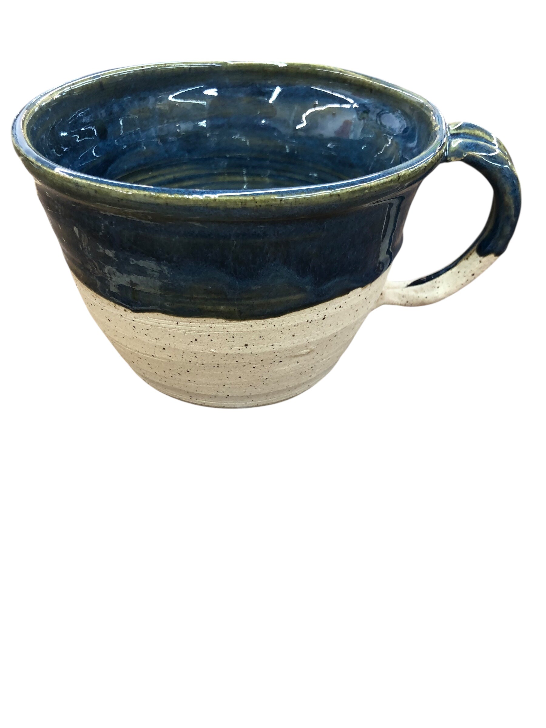 Handmade Pottery Mug Blue B