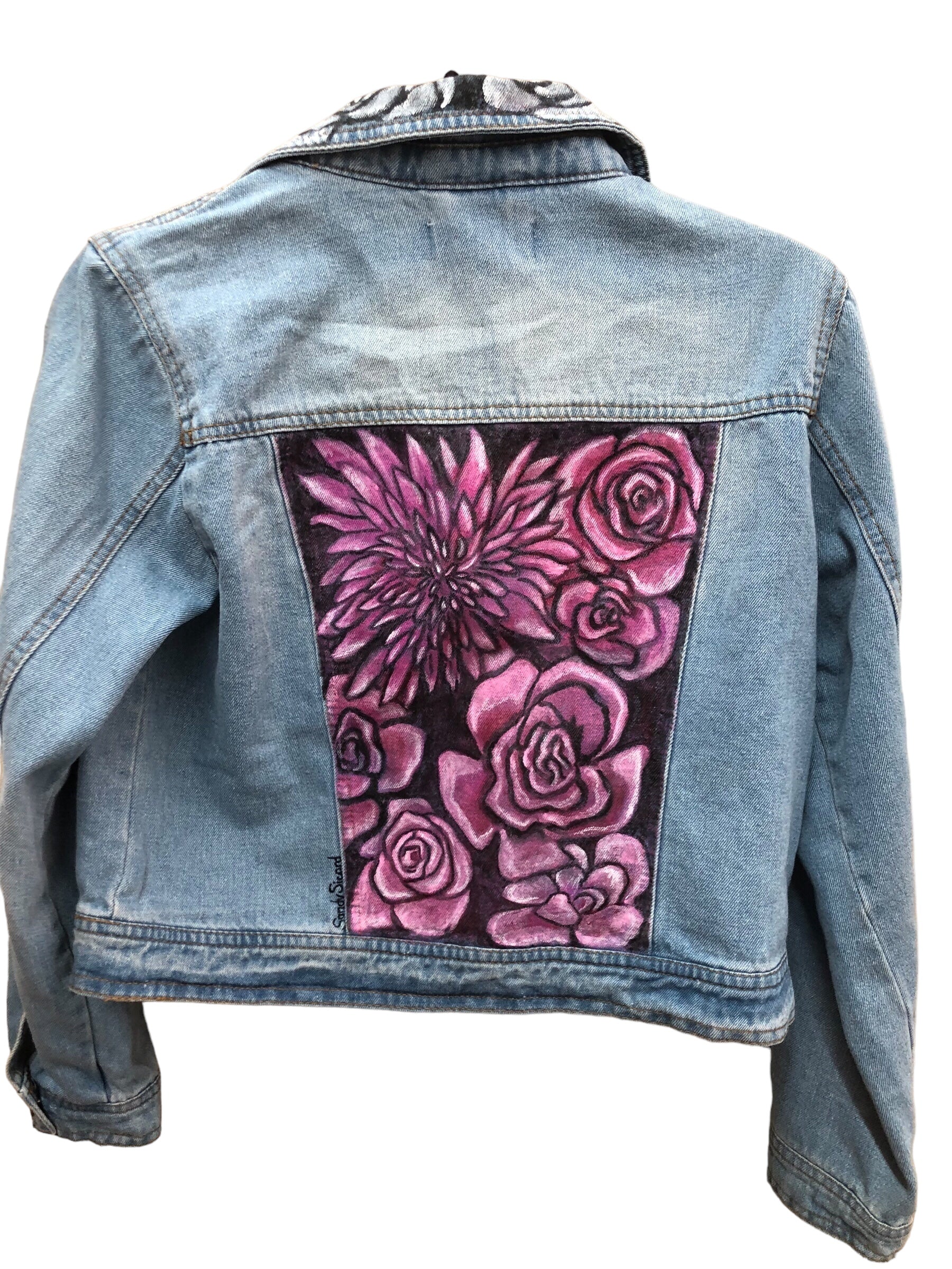 Pink flower jacket