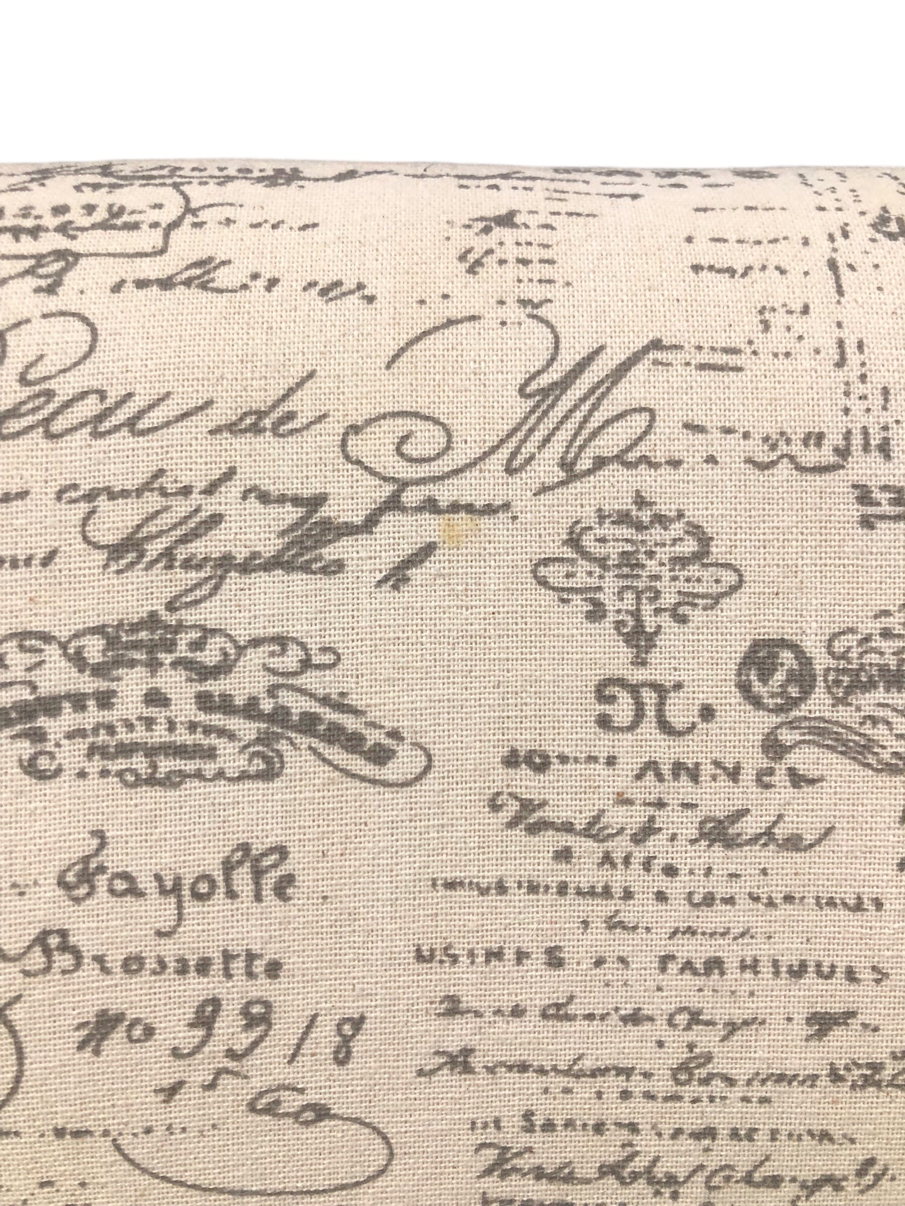 Fabric/Writing design dining chairs