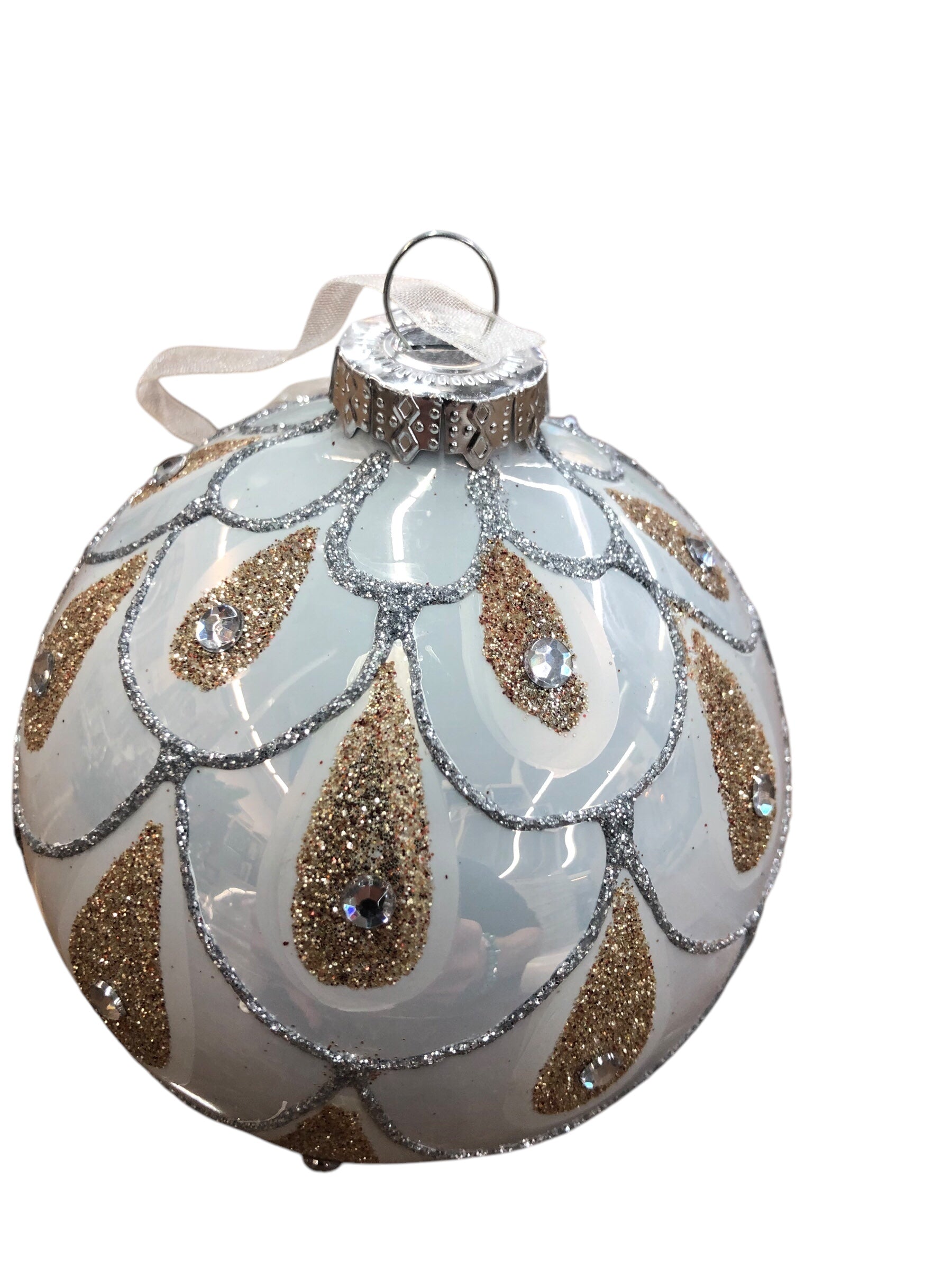 Silver/Gold Christmas Ornament