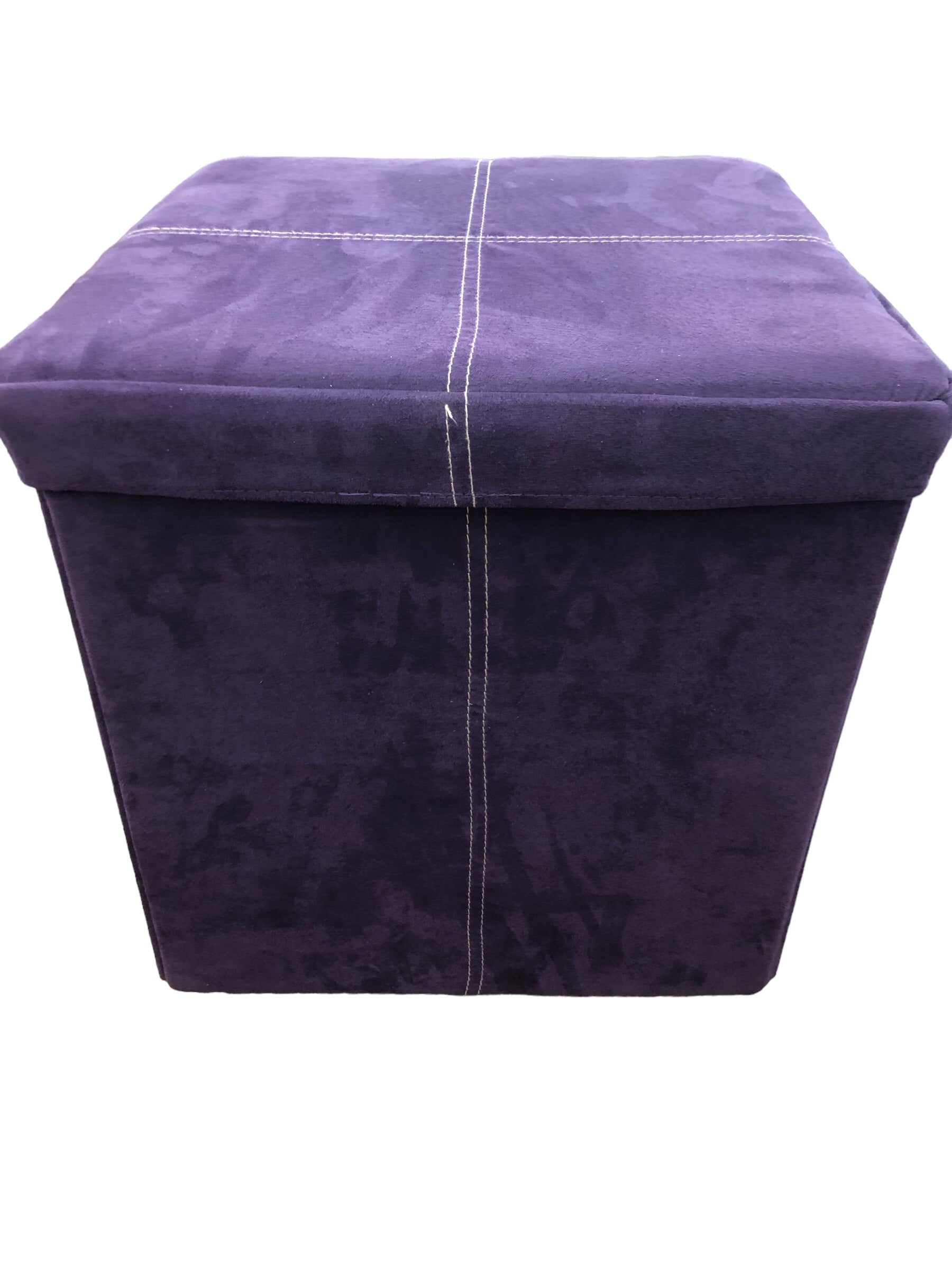 Purple foot stool (Storage)