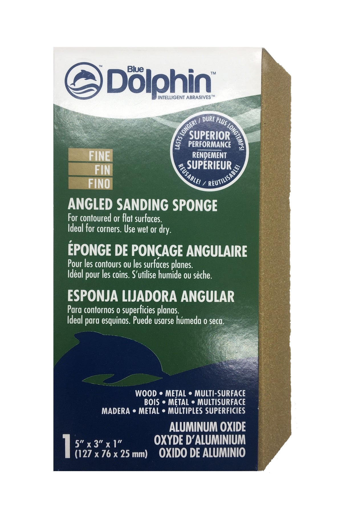 Fine Angled Sanding Sponge