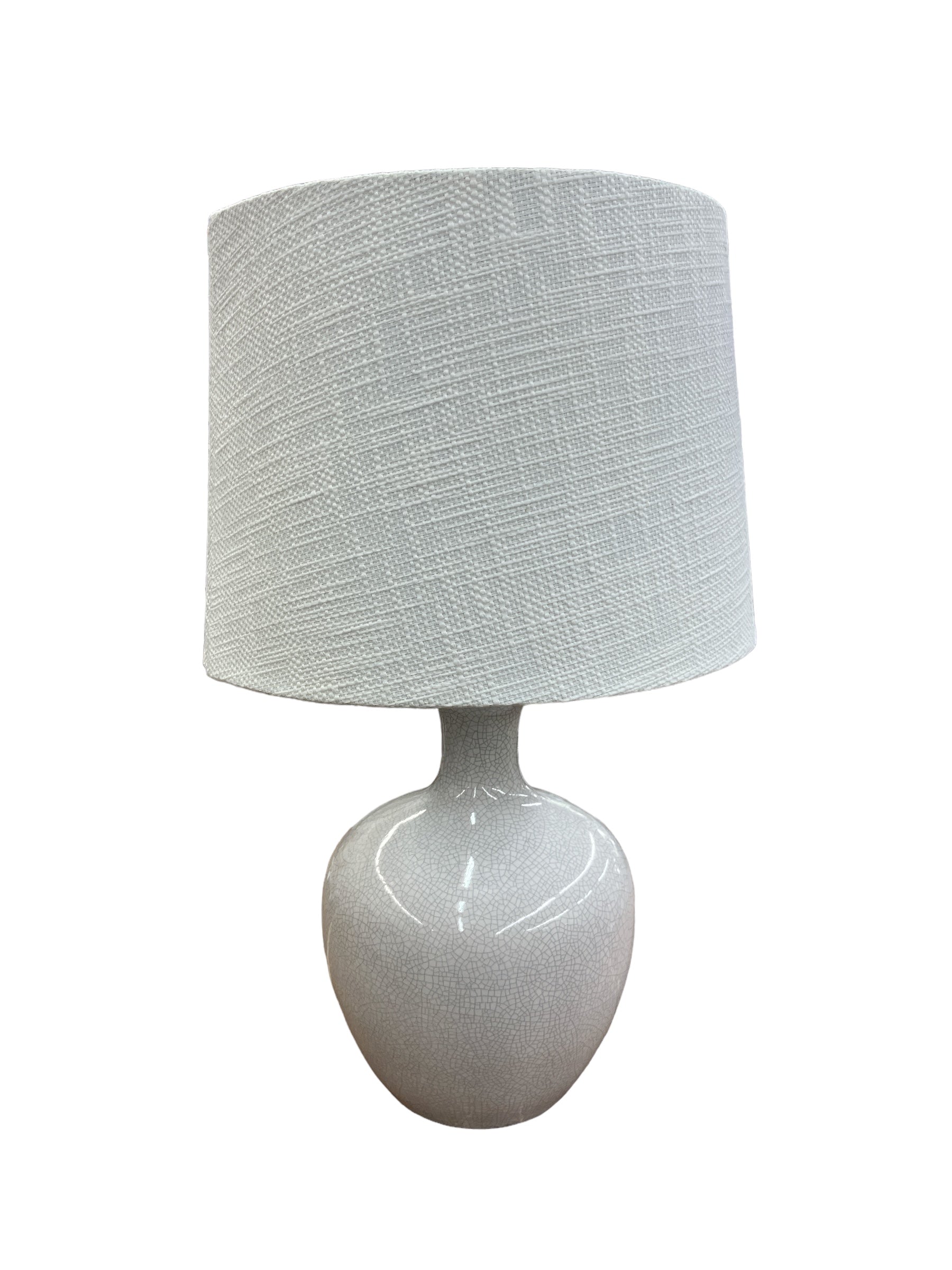 Ceramic White/Grey Lamp