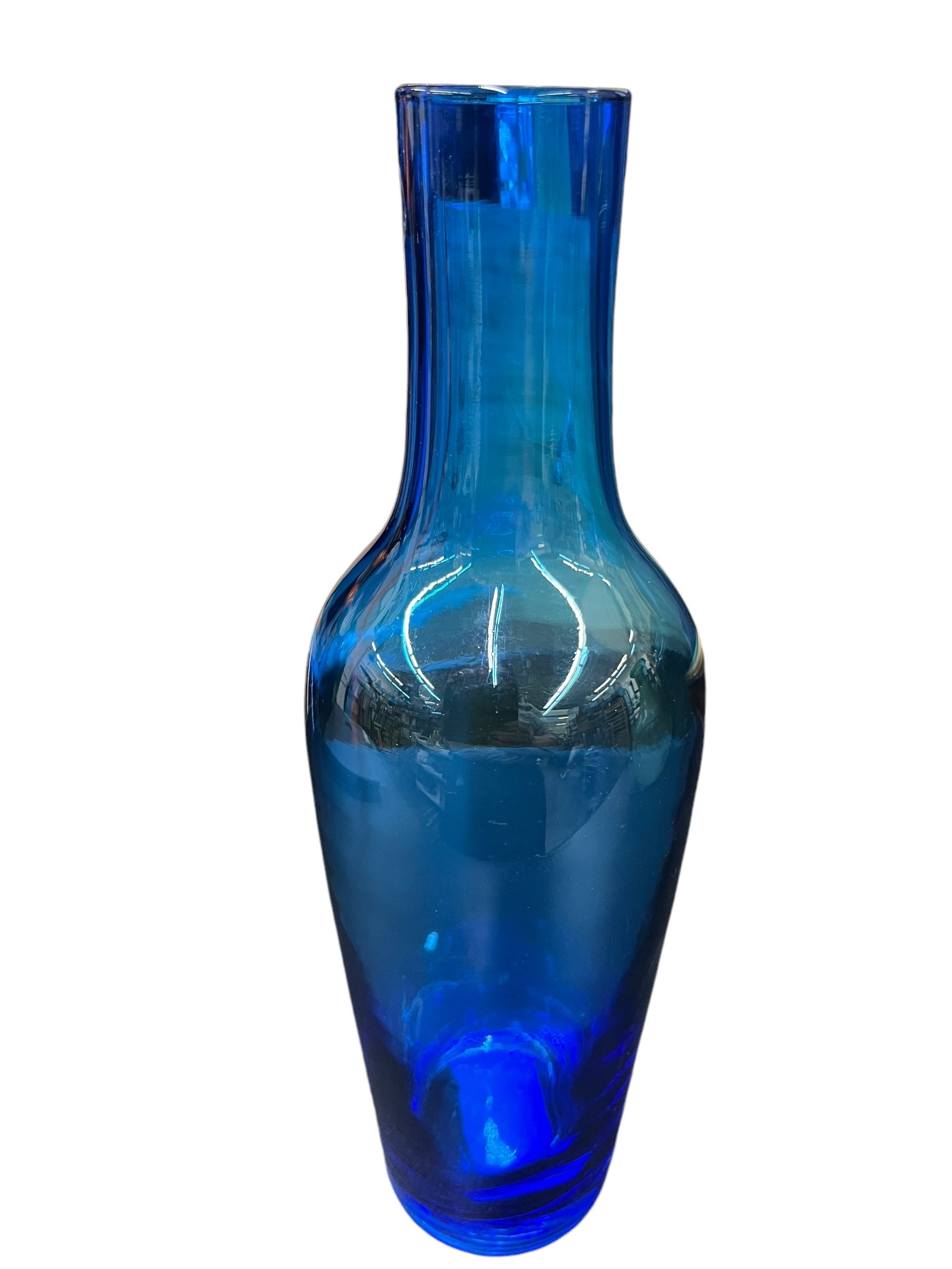 Blue Neck Bud Vase