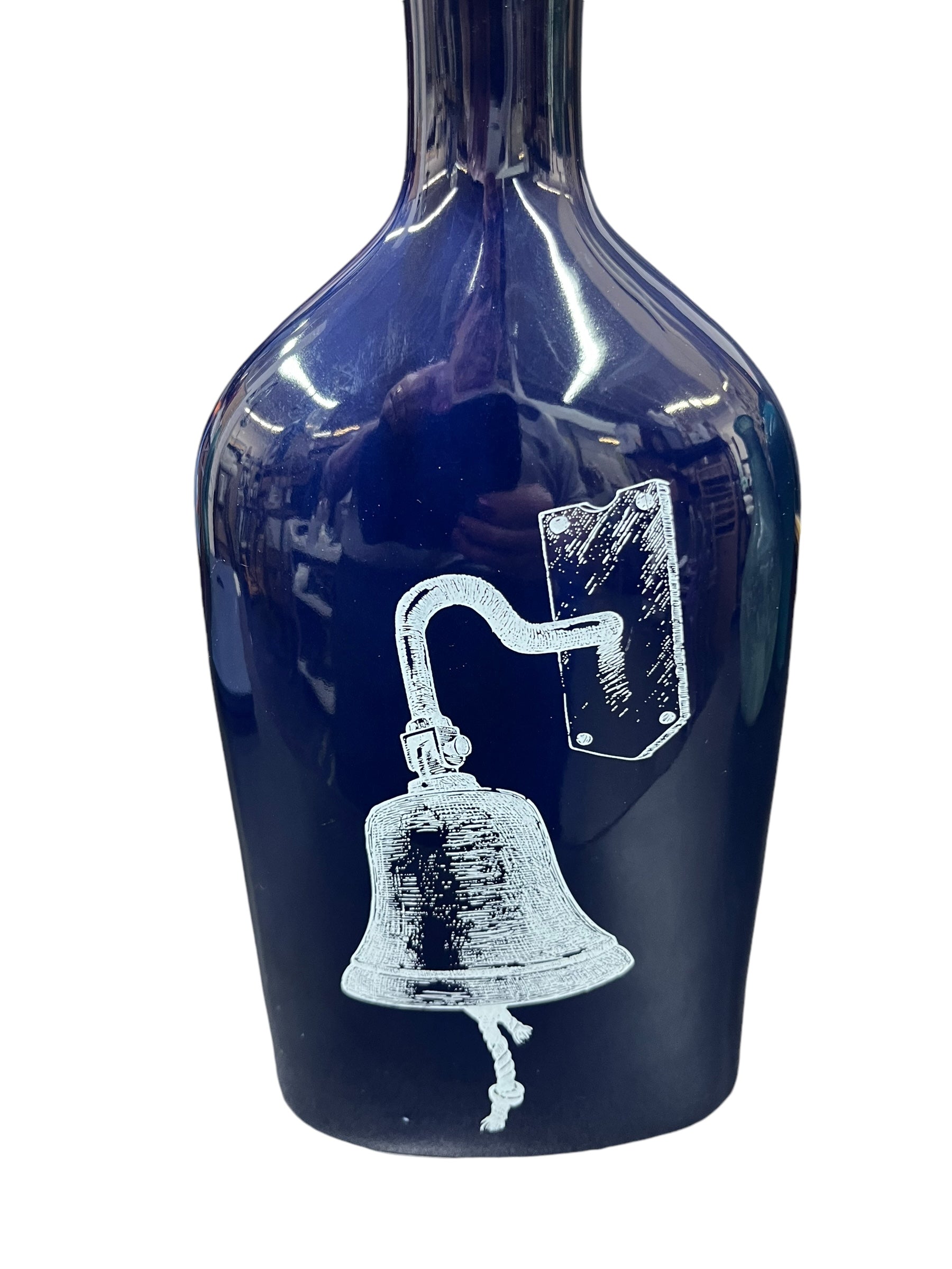 Navy Bottle with long Neck