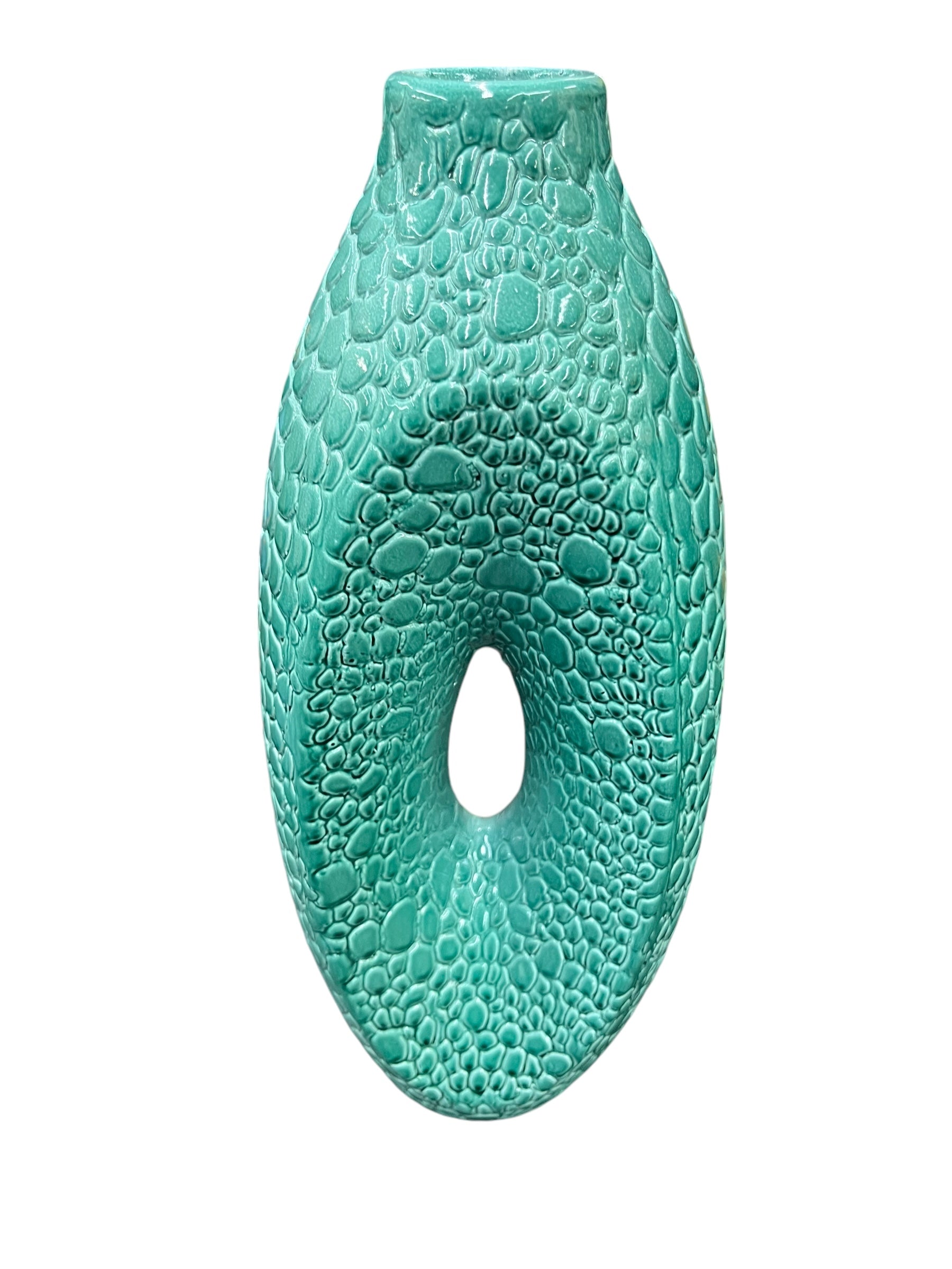 Snakeskin Green Vase