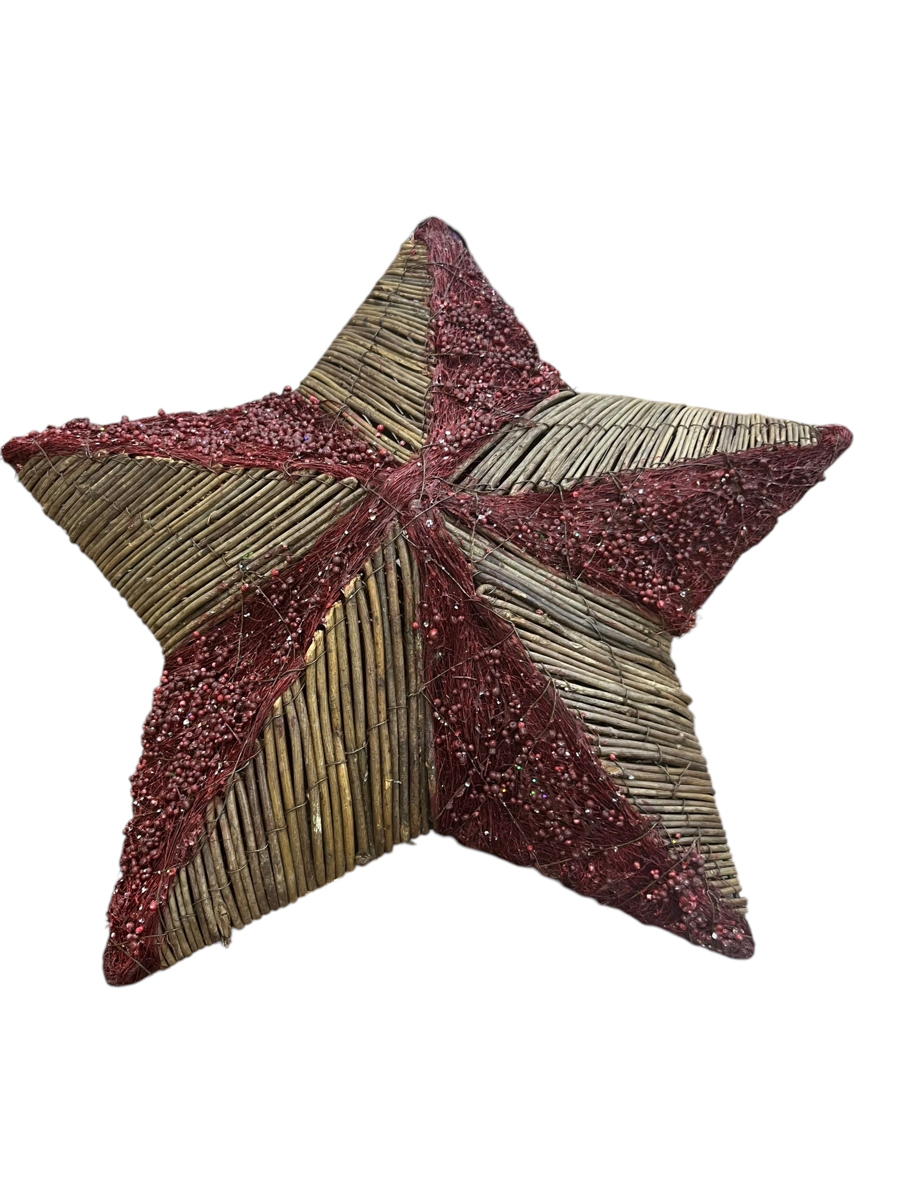 Twig Star with red