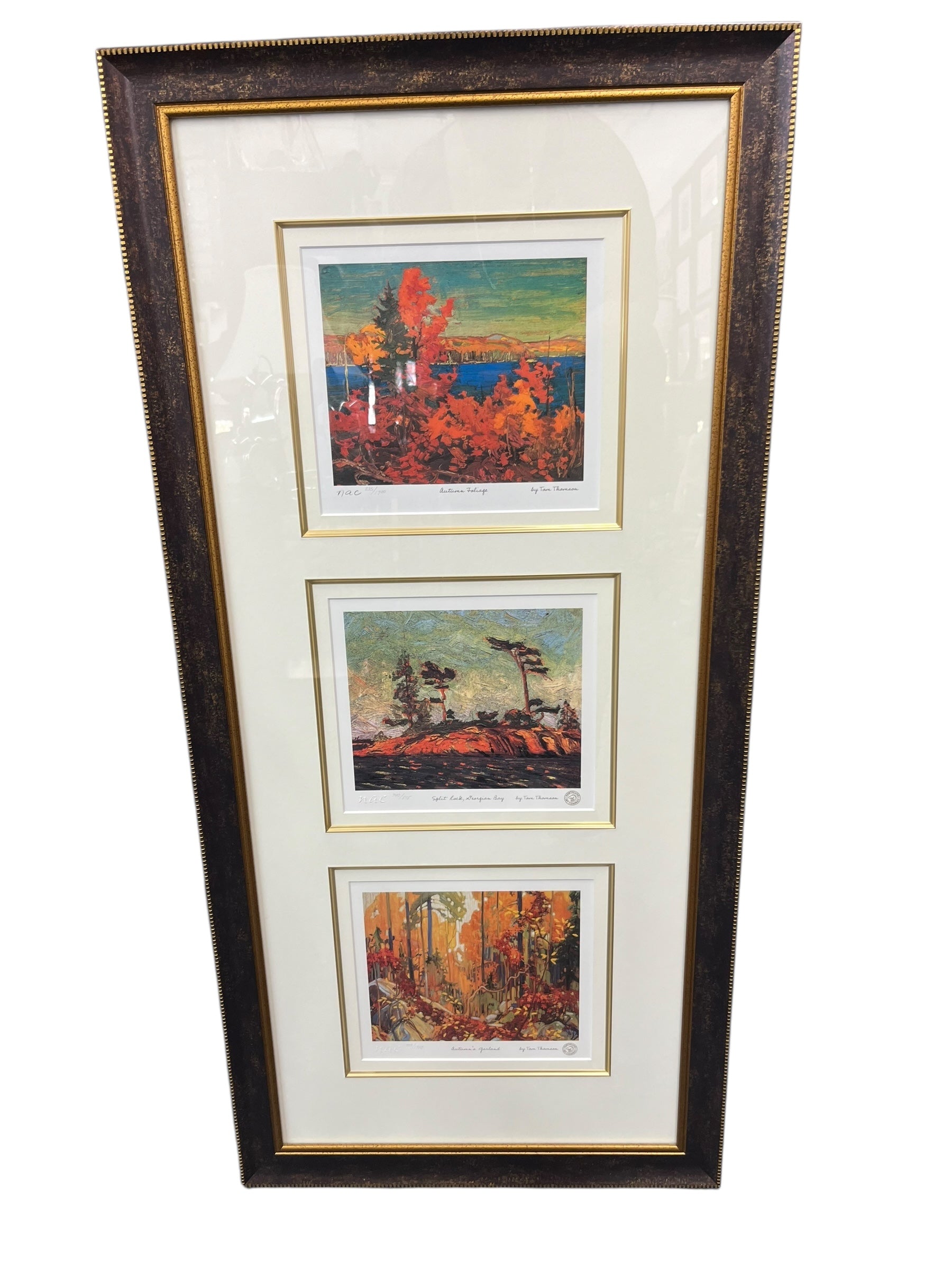 Tom Thomson triple picture art