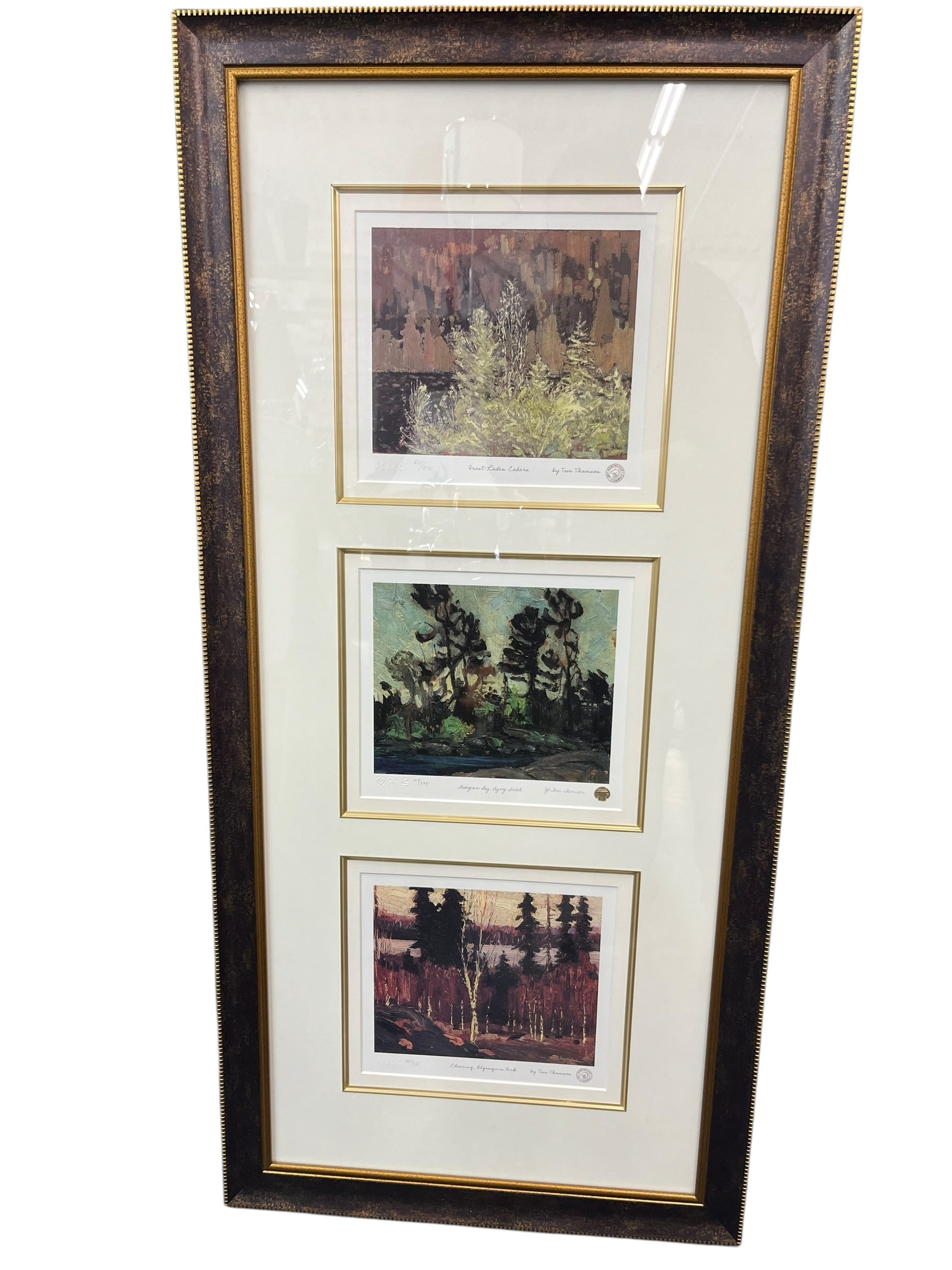 Tom Thomson triple picture art