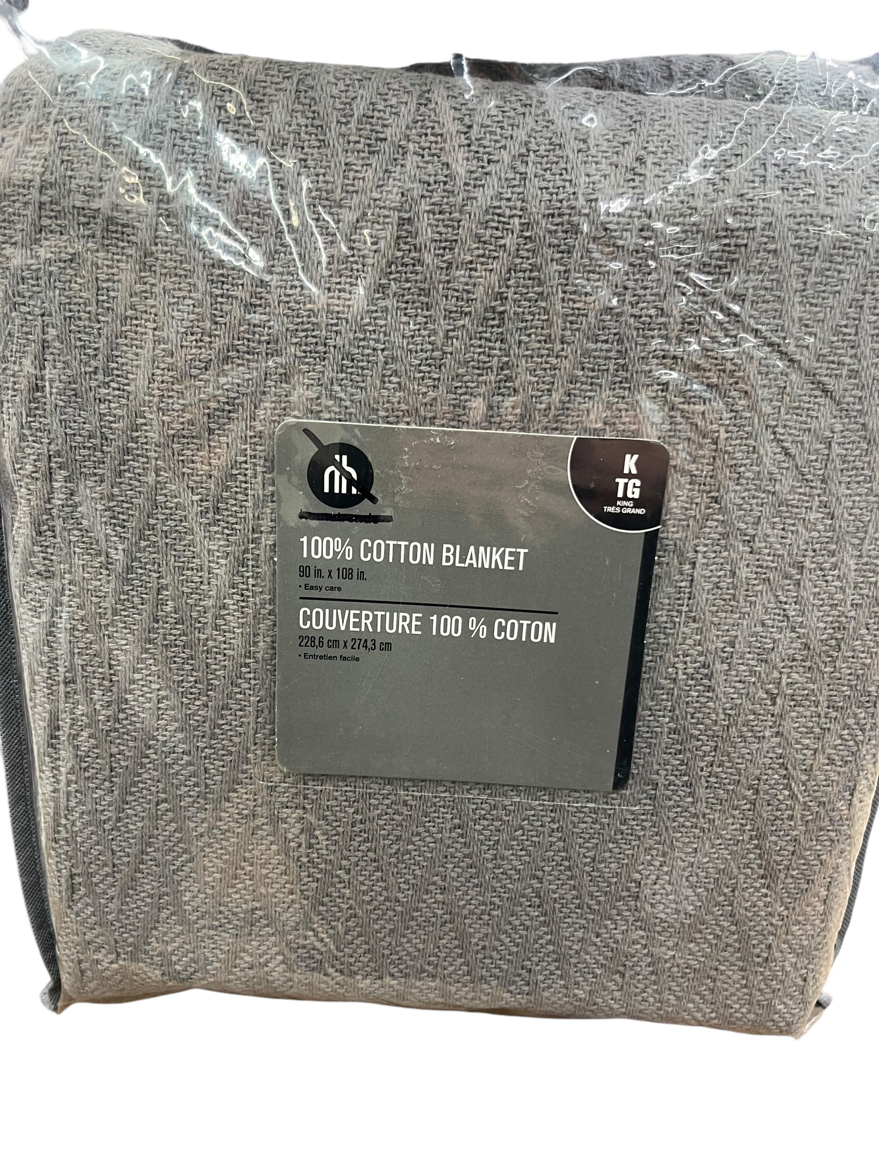 King 100% cotton blanket