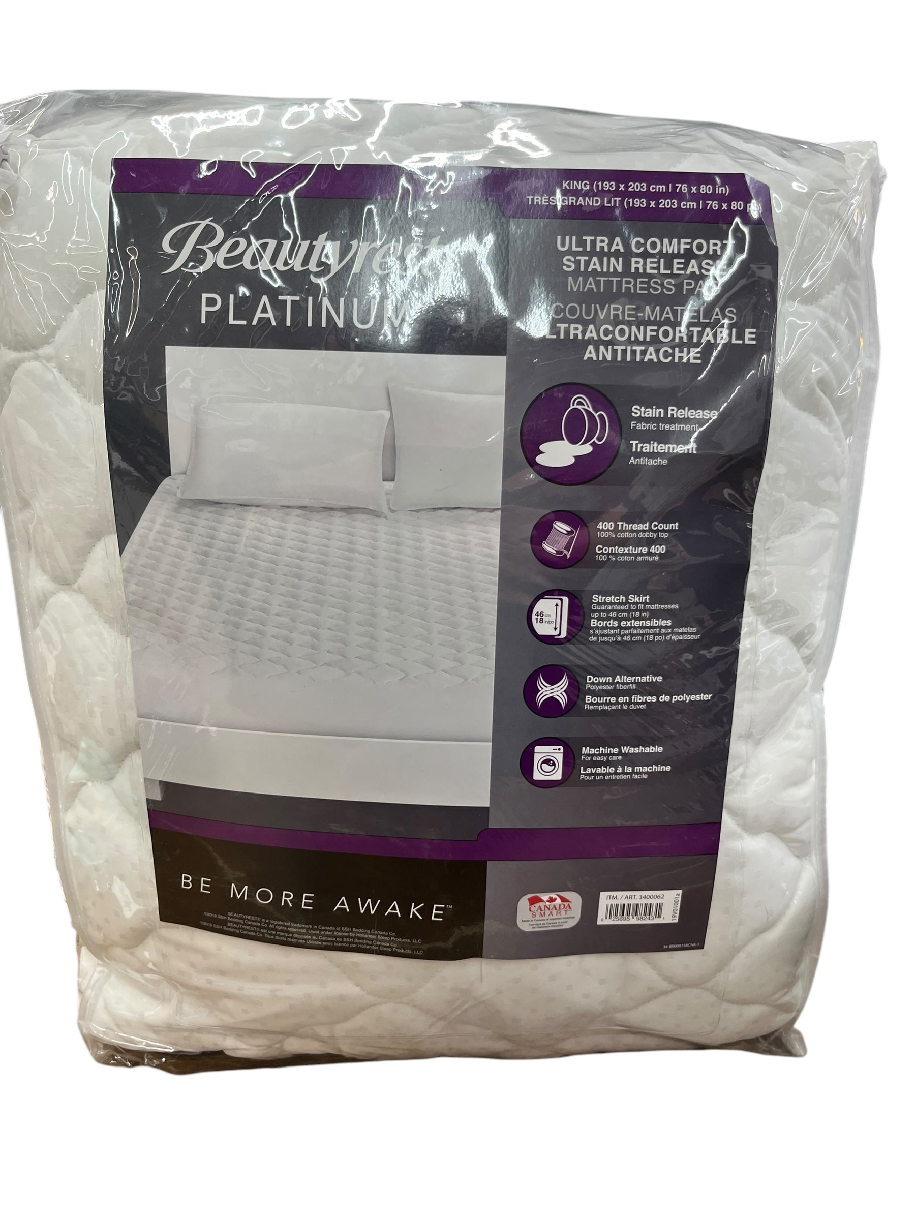 King Size Beautyrest mattress cover