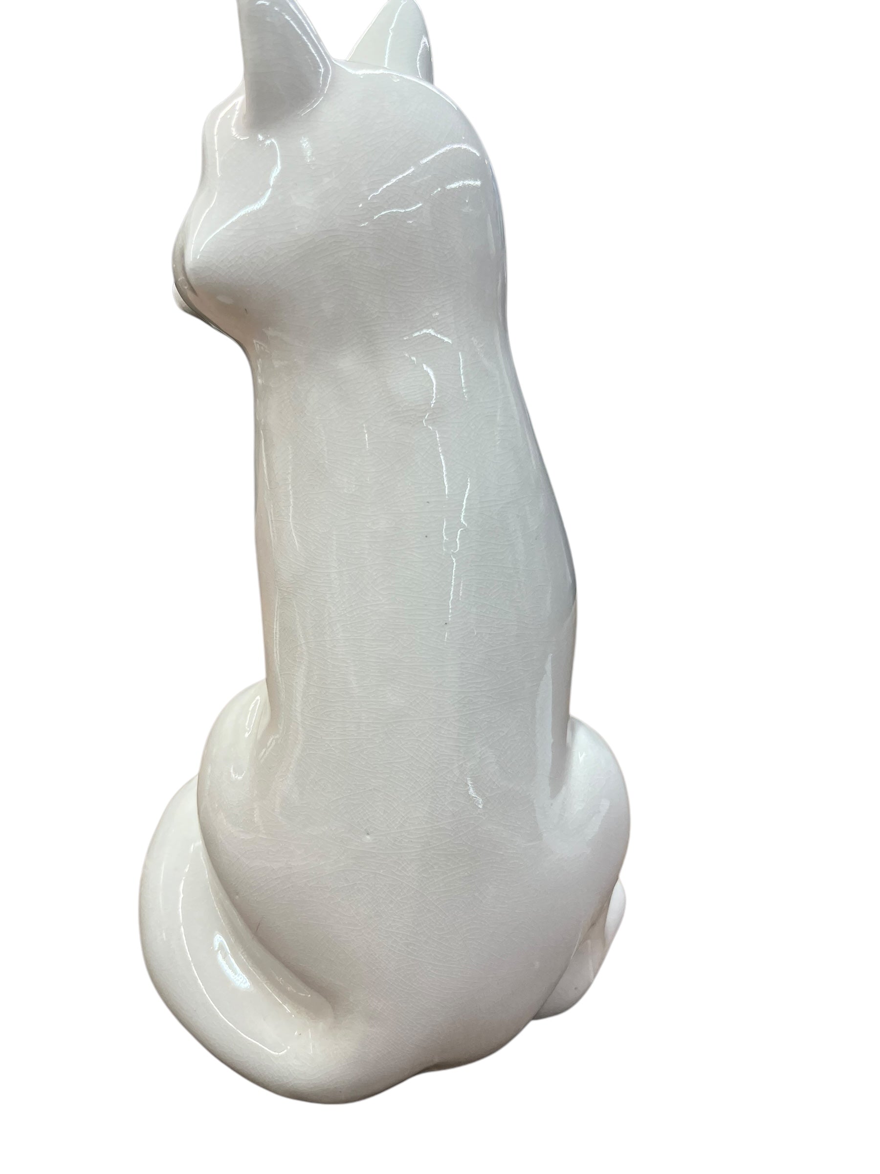 Ceramic White Fox