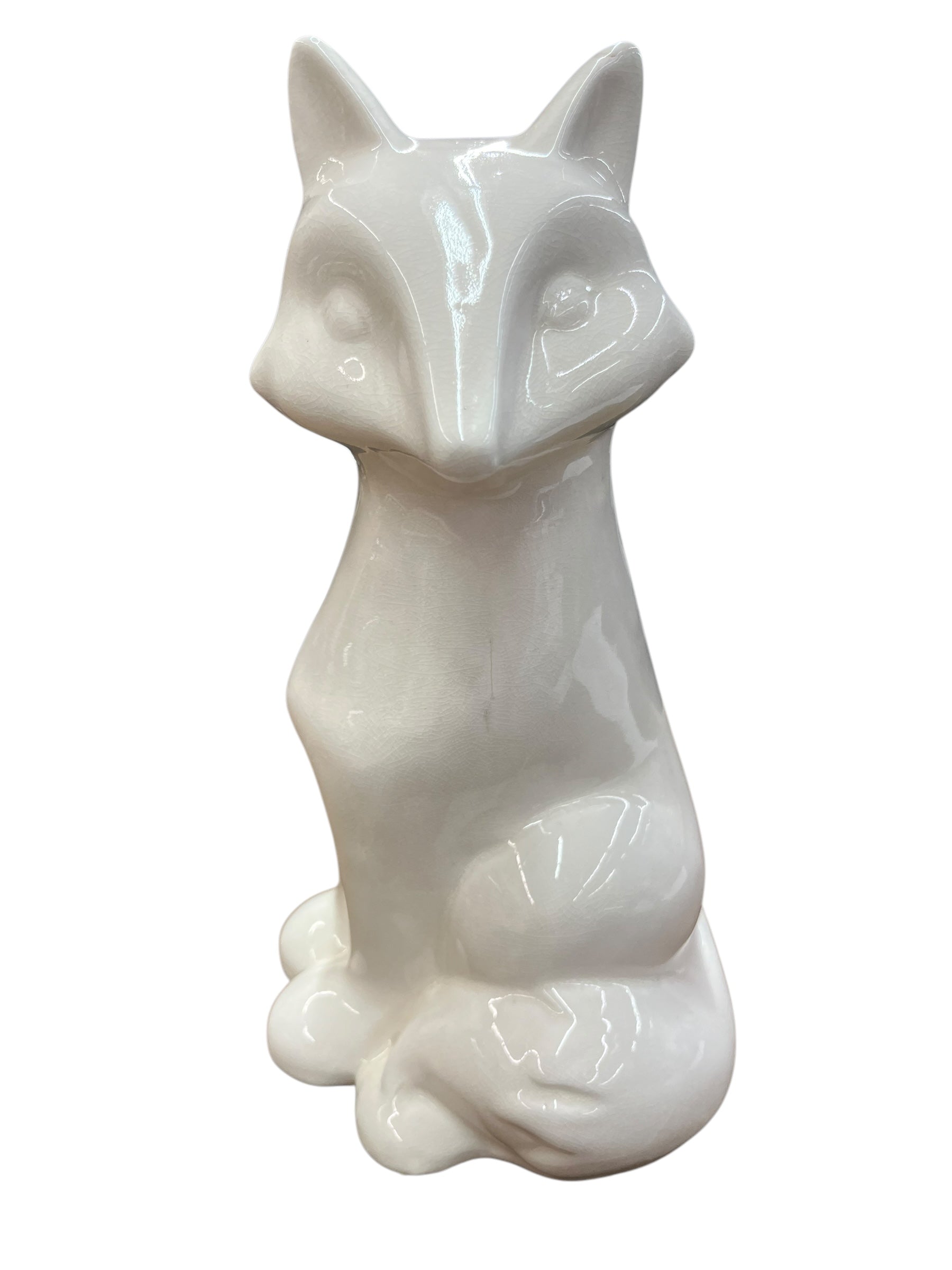 Ceramic White Fox