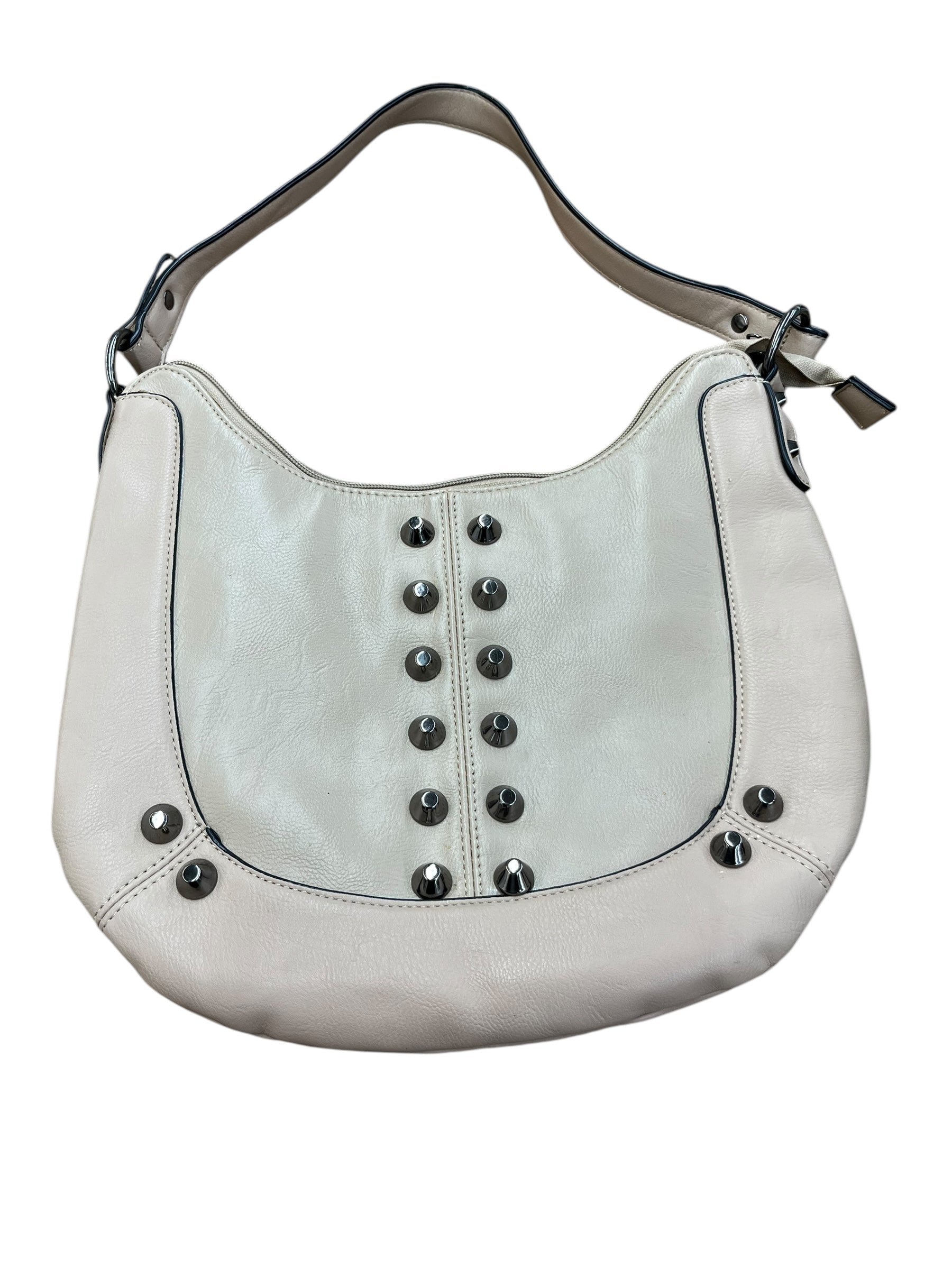 Oatmeal Beige Studded Purse