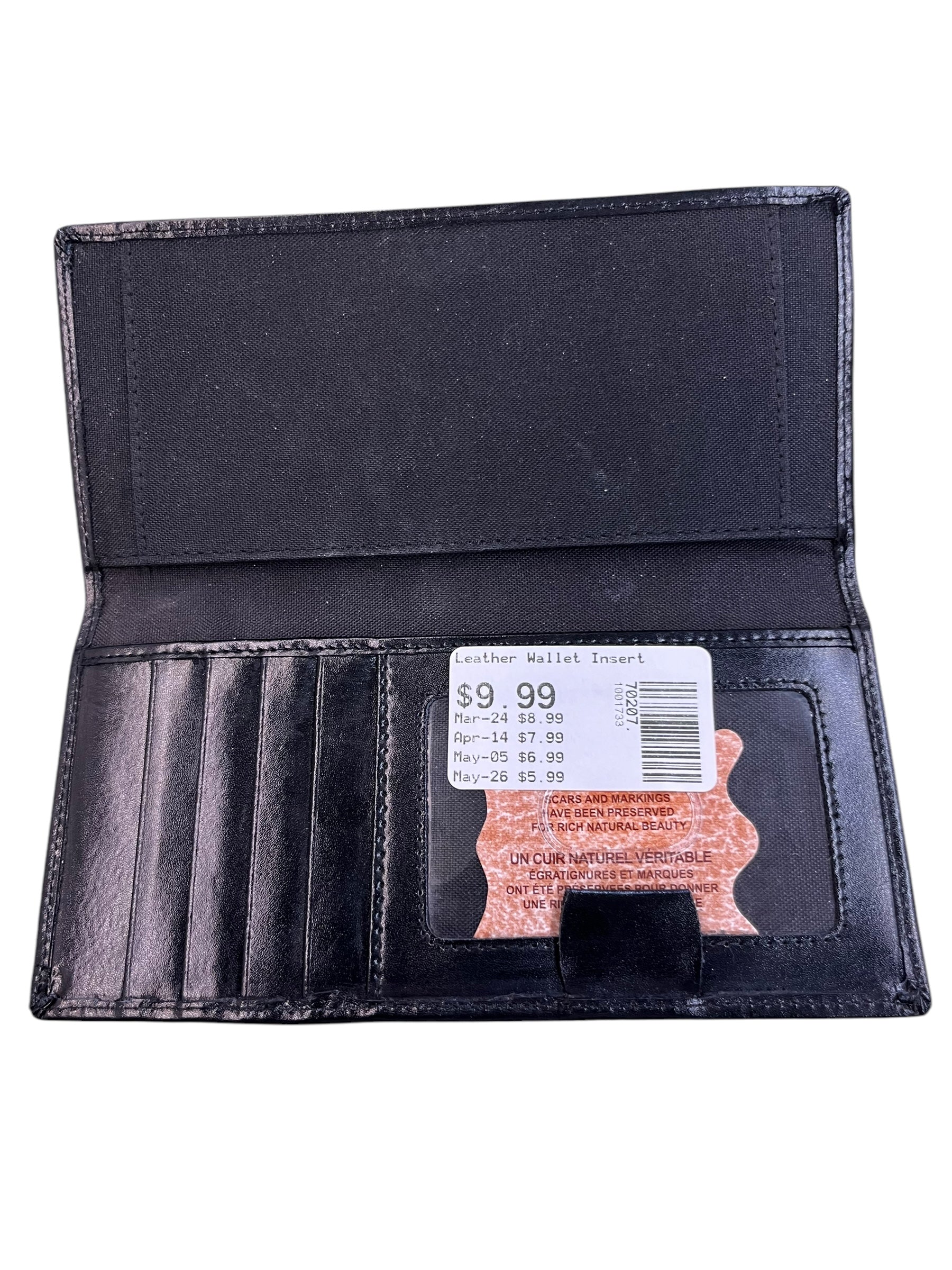 Leather Wallet Insert